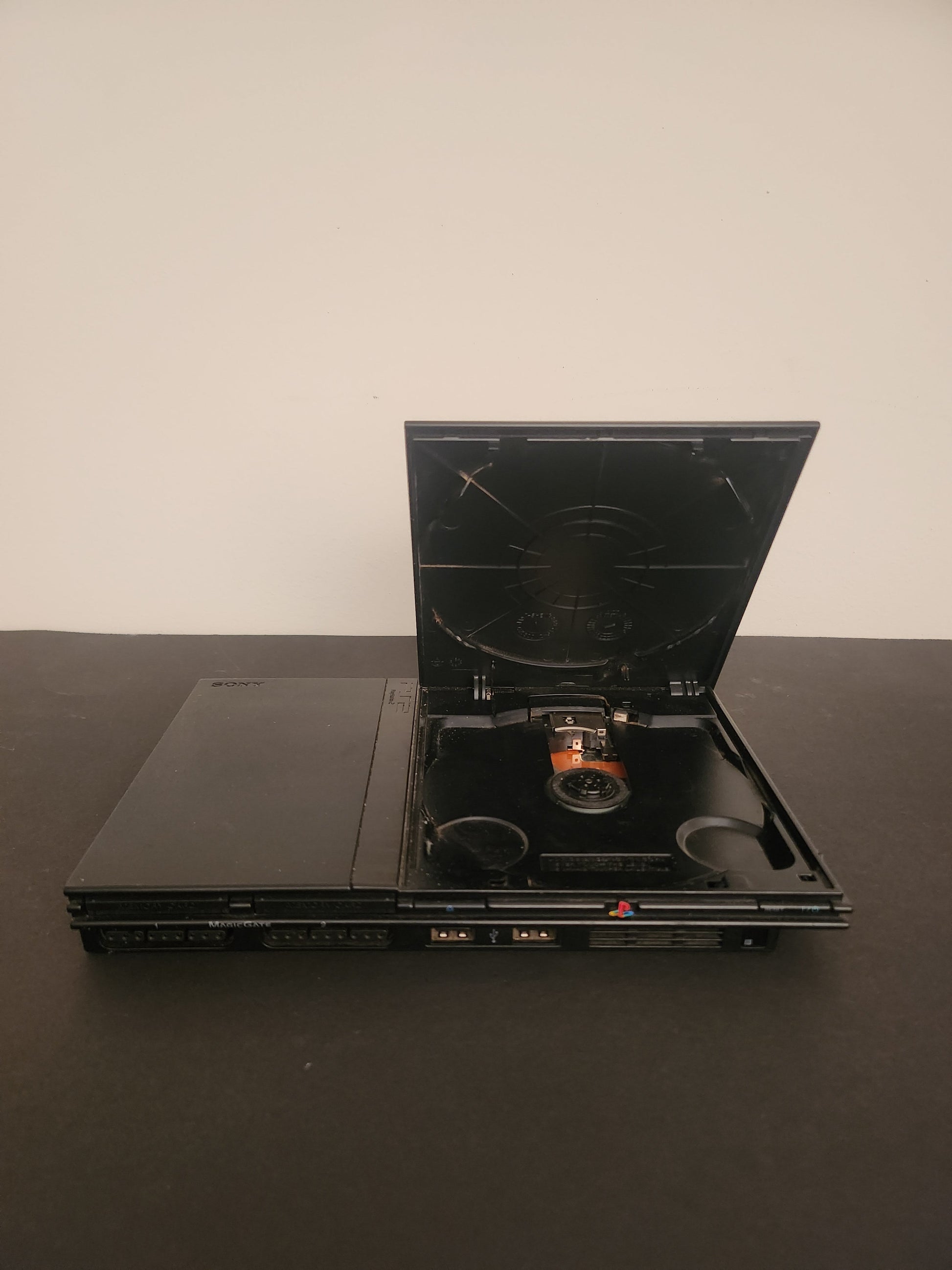 PlayStation 2 Slim Zwart SCPH-75004 + Originele Controller - Playstation 2 Consoles