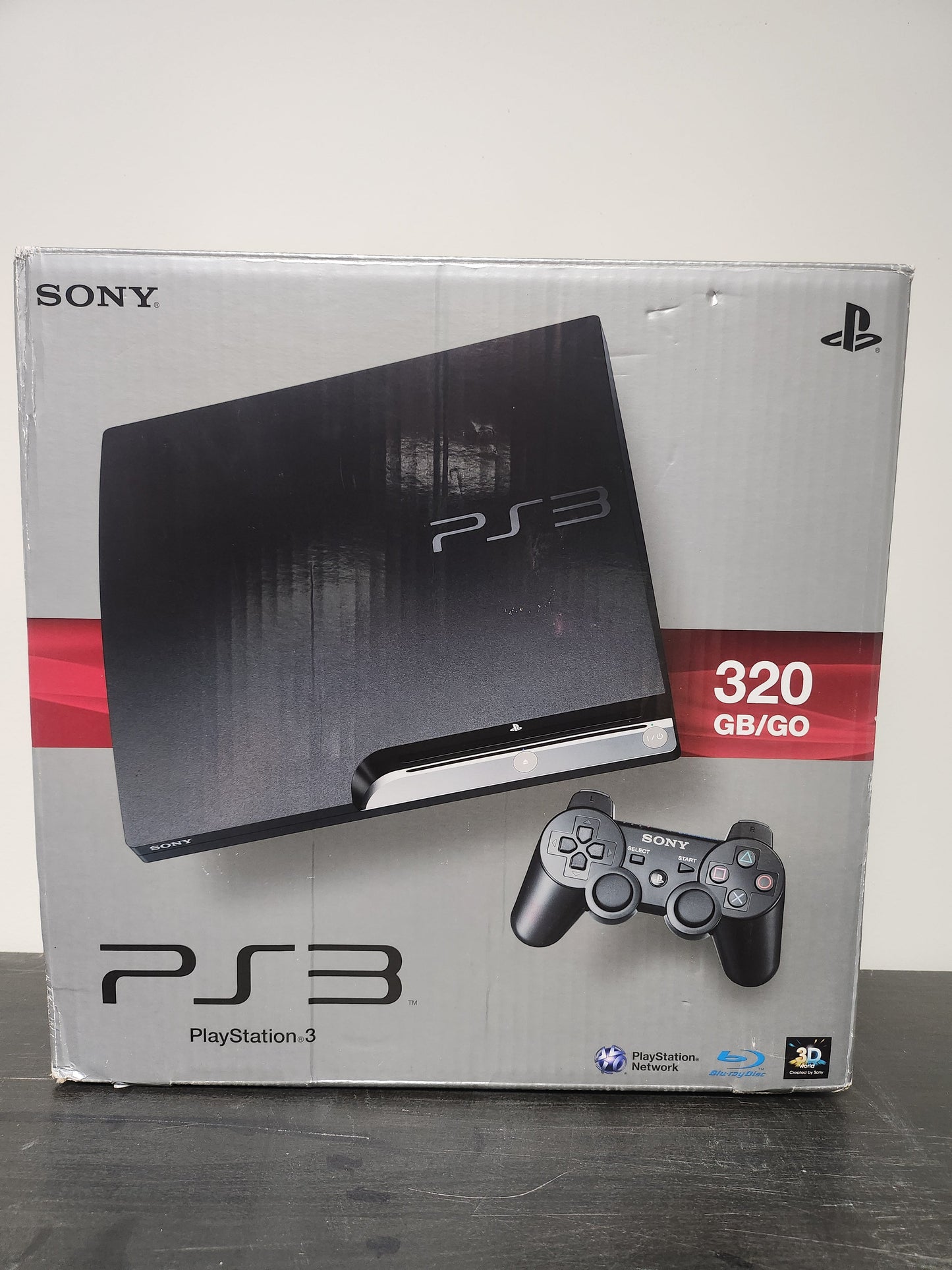 PlayStation 3 Slim 320GB Boxed + DualShock 3 + Boekjes - playstation 3 consoles
