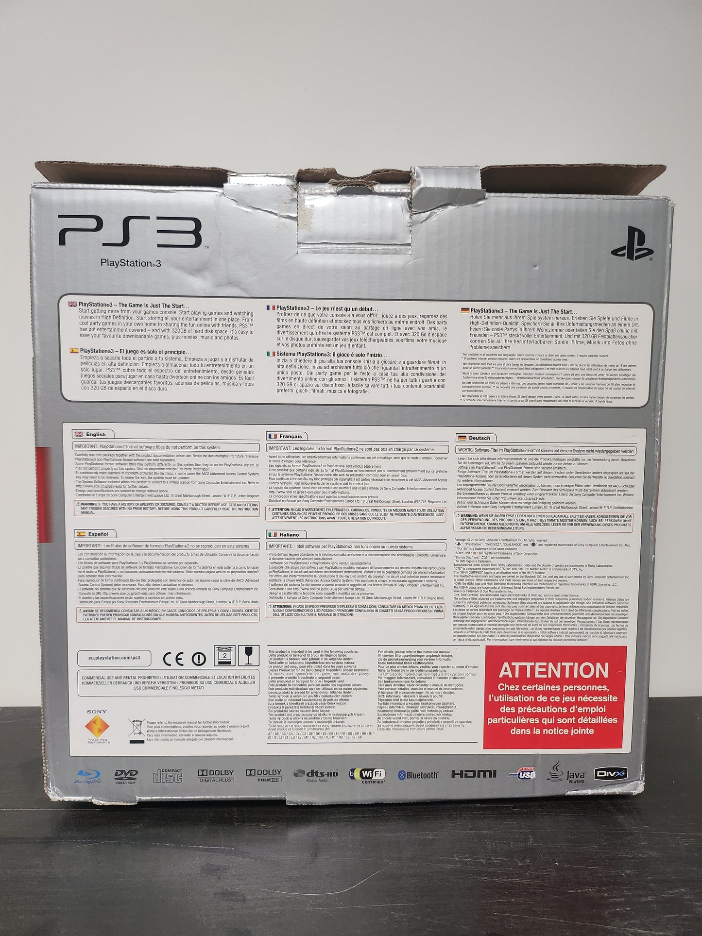 PlayStation 3 Slim 320GB Boxed + DualShock 3 + Boekjes - playstation 3 consoles