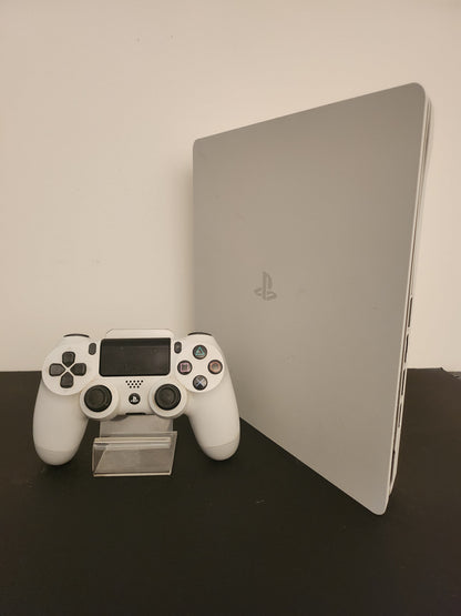PlayStation 4 500GB Glacier White met Witte DualShock 4 Controller - Playstation 4 Consoles
