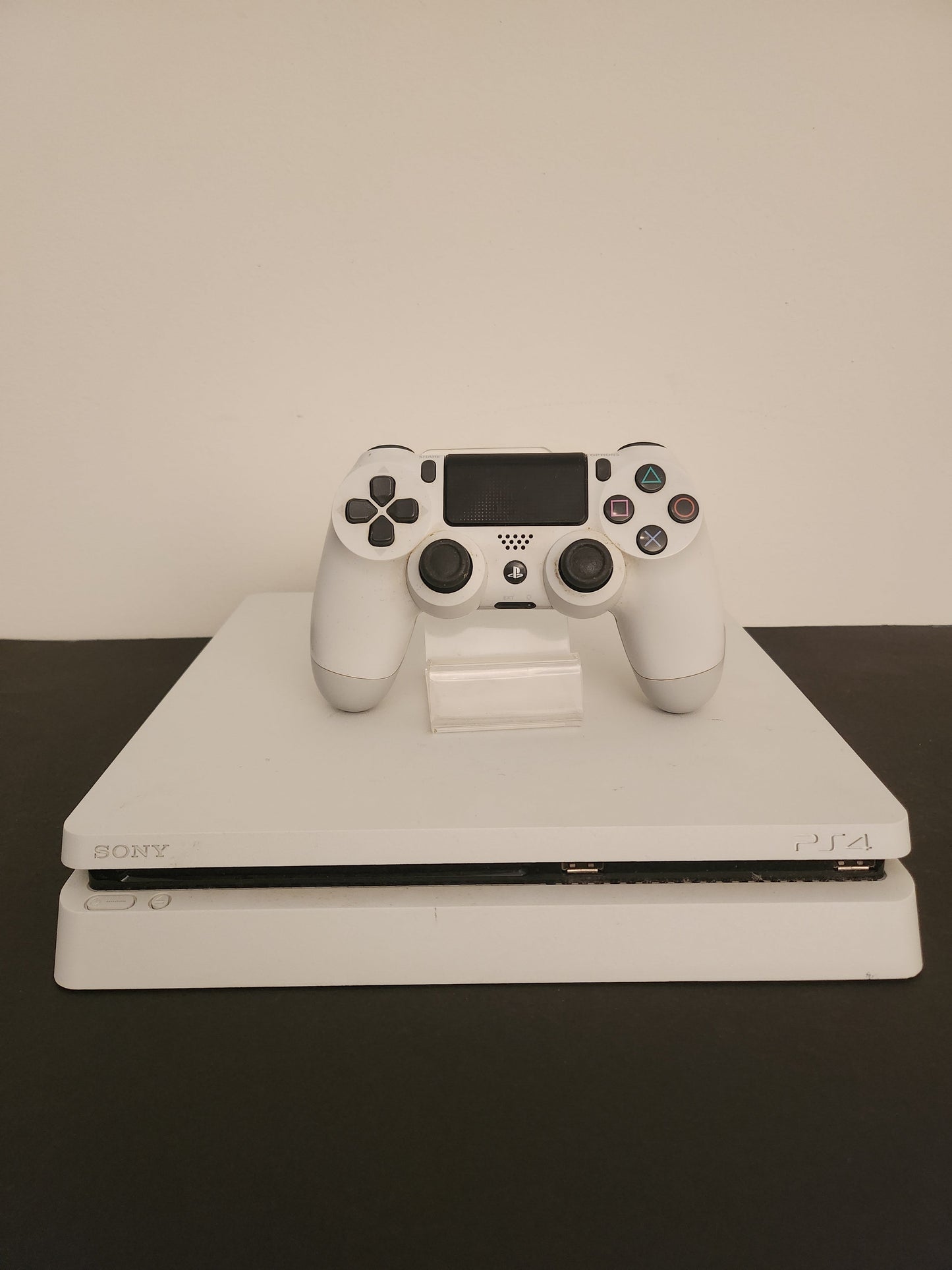 PlayStation 4 500GB Glacier White met Witte DualShock 4 Controller - Playstation 4 Consoles