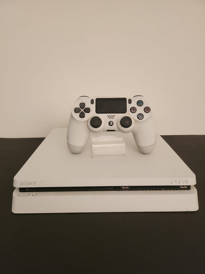 PlayStation 4 500GB Glacier White met Witte DualShock 4 Controller - Playstation 4 Consoles