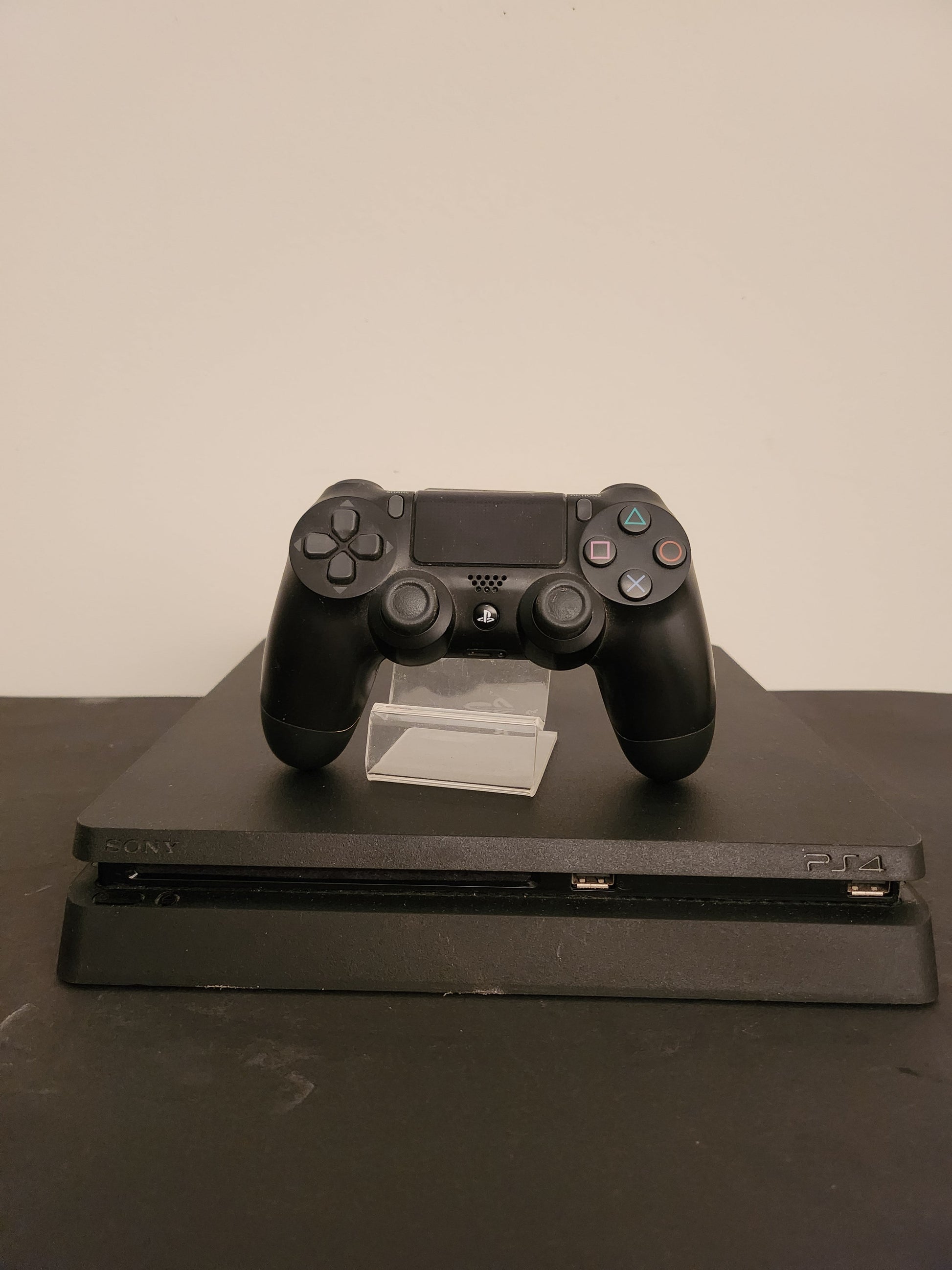 PlayStation 4 Slim 500GB Zwart + Sony Controller - Playstation 4 Consoles