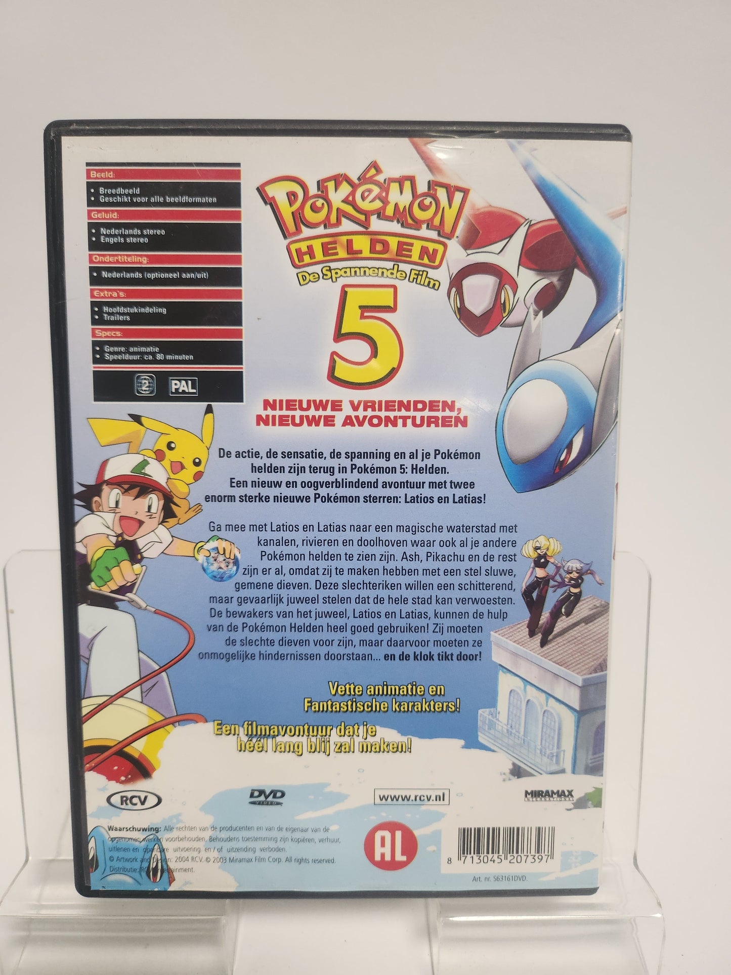 Pokemon Helden: de Spannende Film 5 DVD Kids - Dvd kids