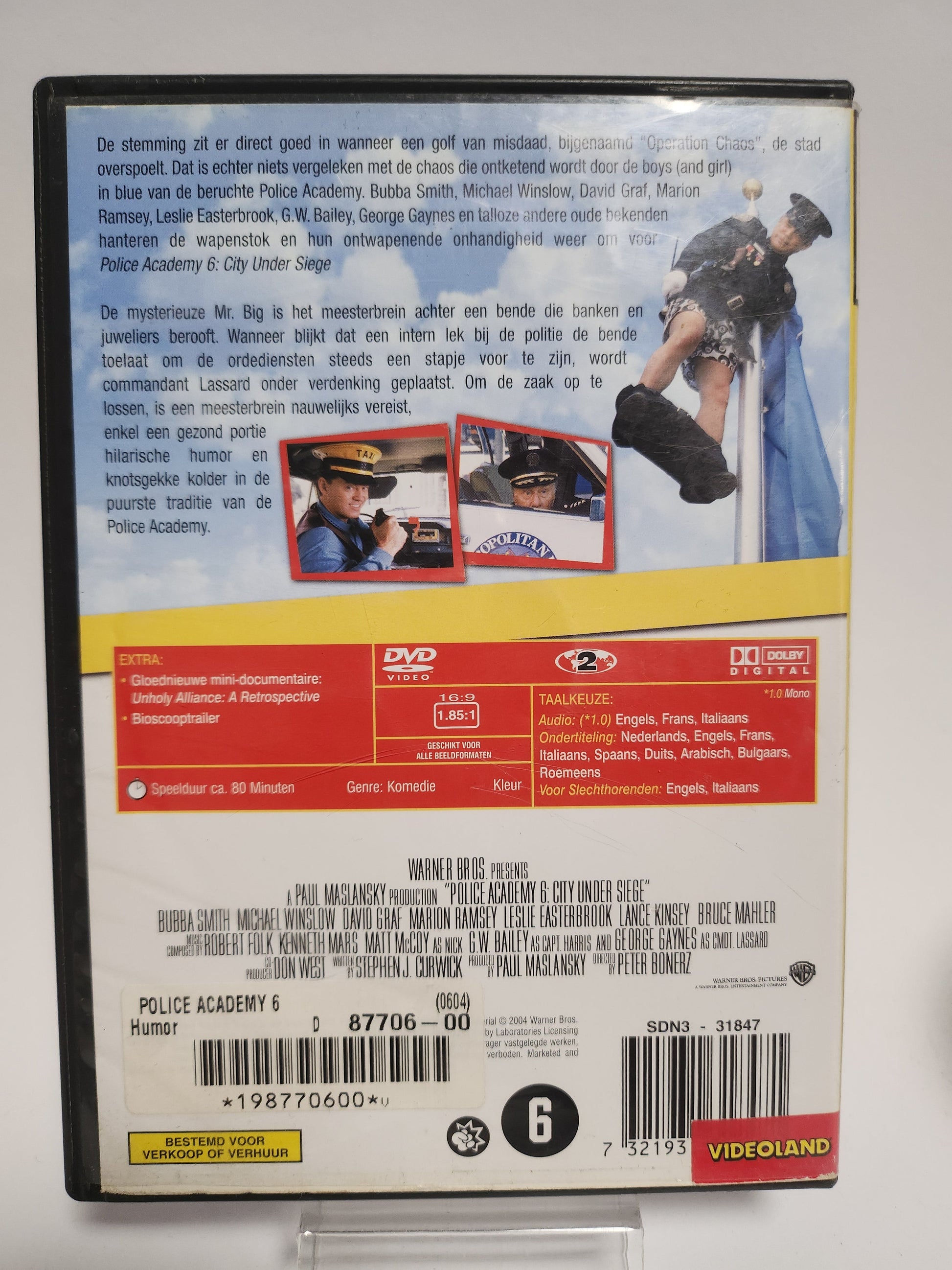 Police Academy 6 Dvd - Dvd Volwassenen