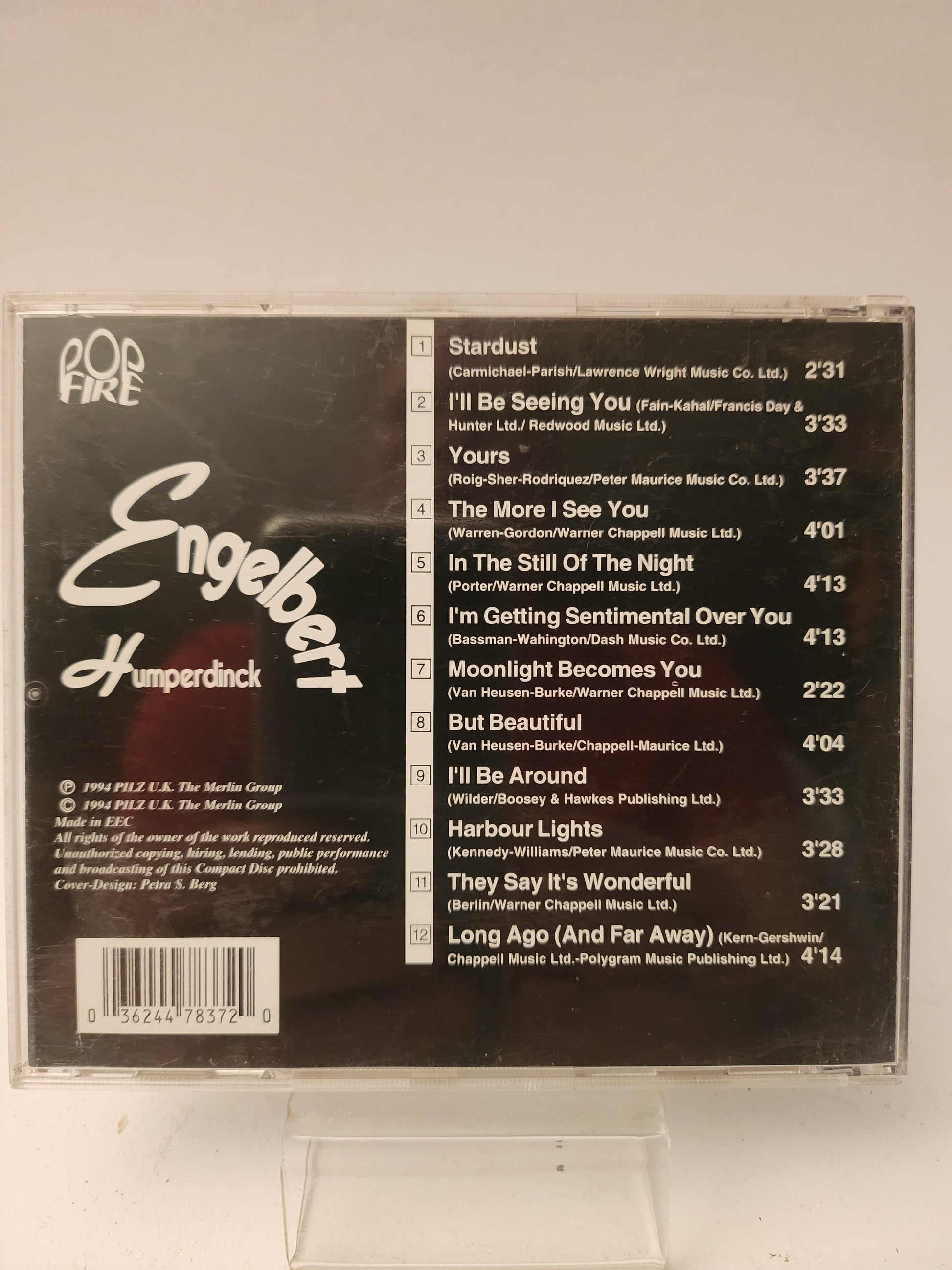 Pop Fire: Engelbert Humperdinck CD - Cd