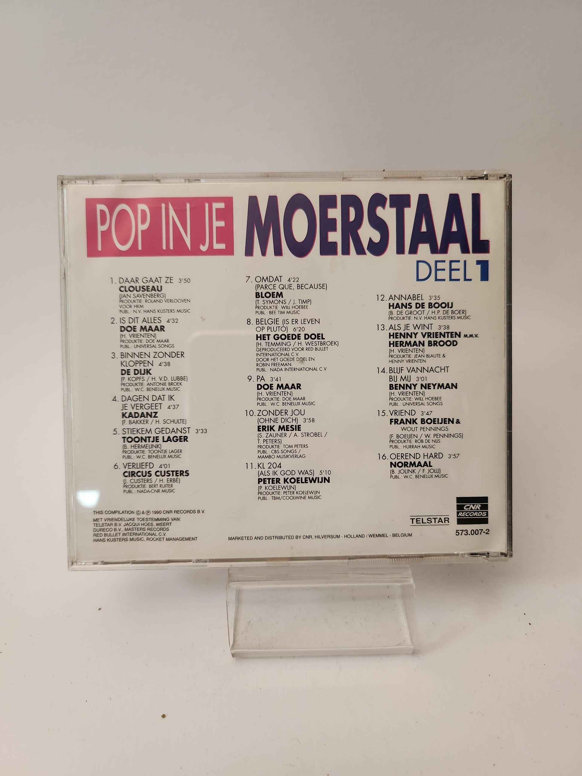 Pop in je Moerstaal Deel 1 CD - Cd
