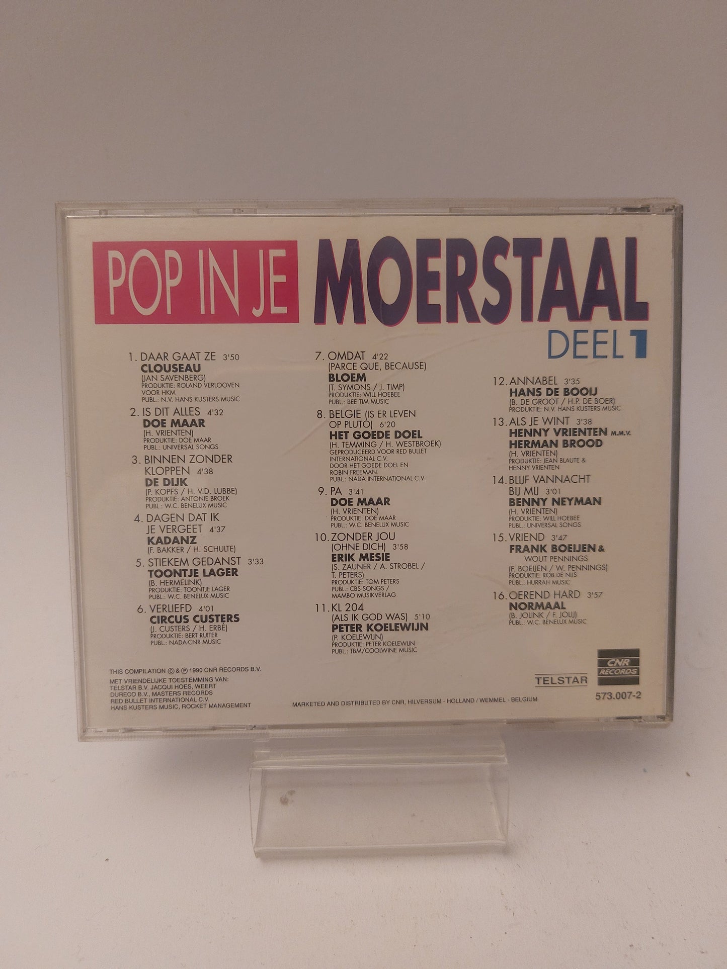 Pop in je Moerstaal Deel 1 CD - Cd