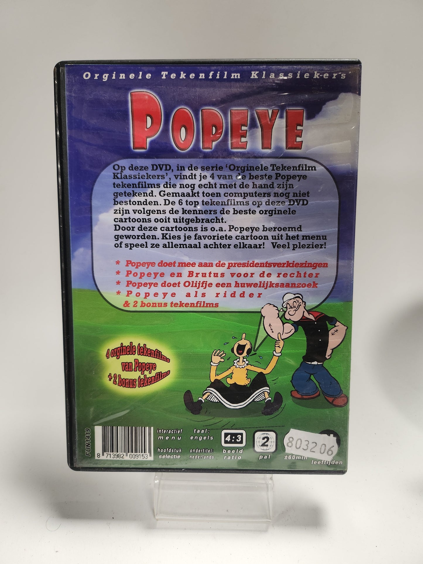 Popeye Dvd Kids - Dvd kids