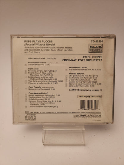 Pops Plays Puccini CD - Cd