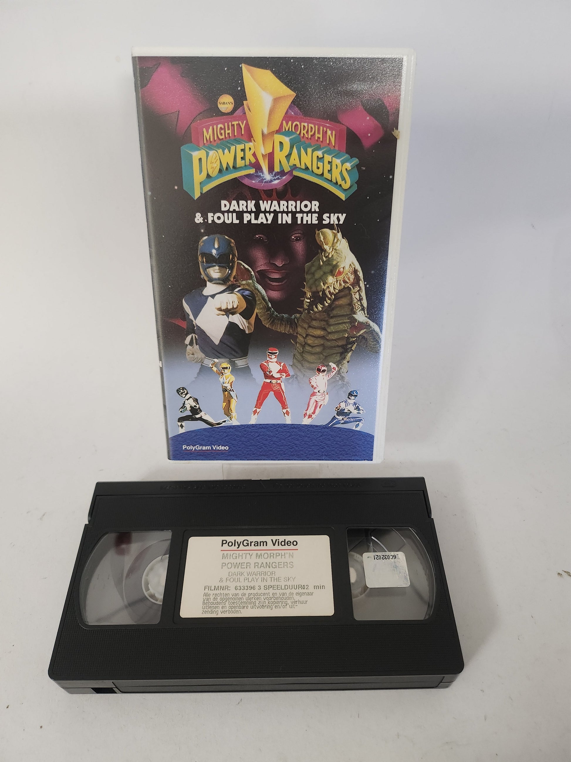Power Rangers: Dark Warrior & Foul Play in the Sky VHS Kids - VHS Kids