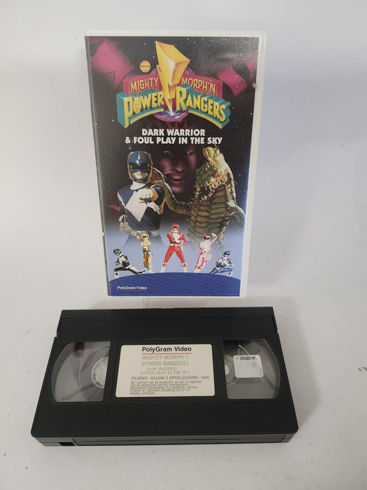 Power Rangers: Dark Warrior & Foul Play in the Sky VHS Kids - VHS Kids