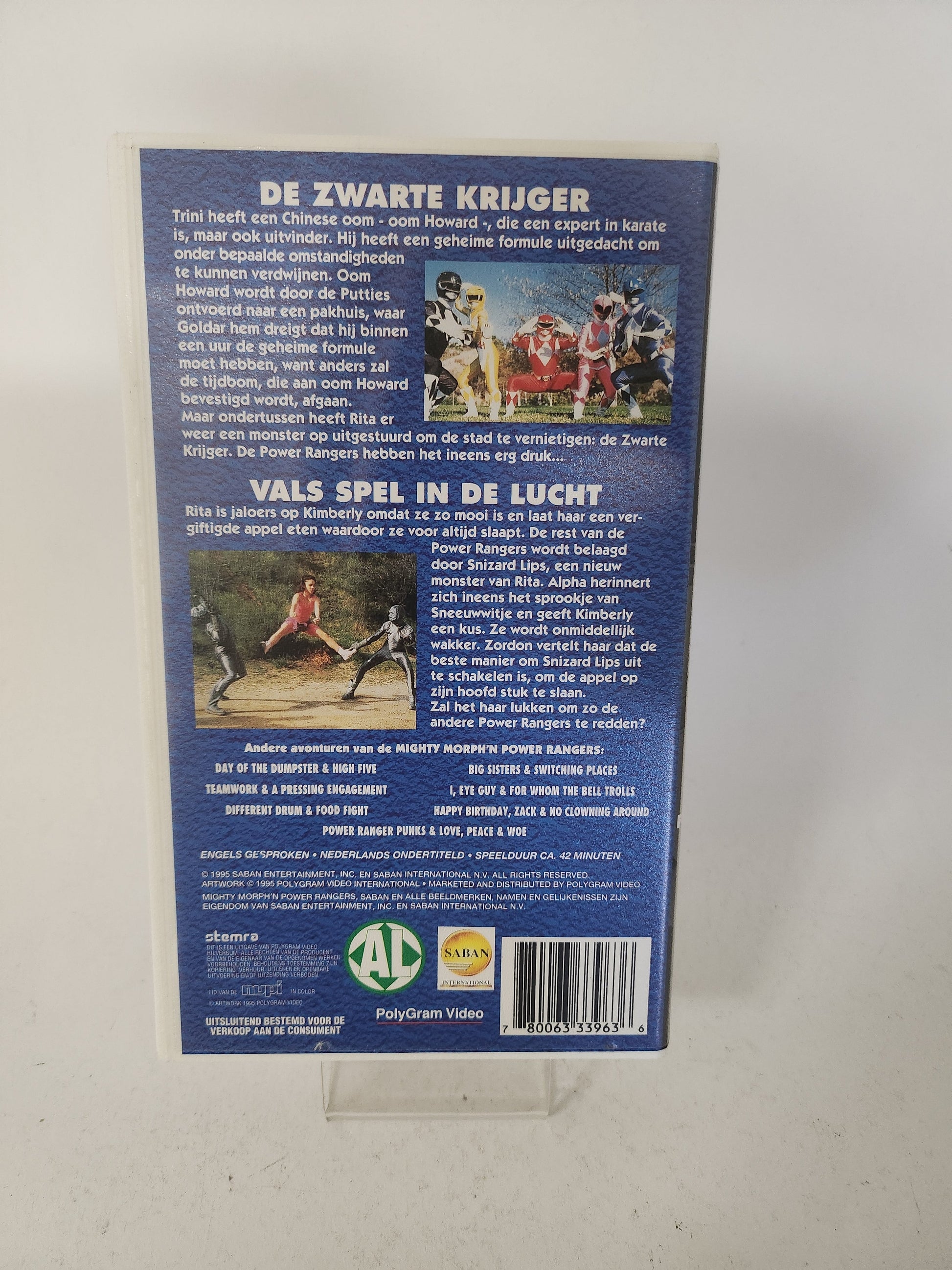 Power Rangers: Dark Warrior & Foul Play in the Sky VHS Kids - VHS Kids