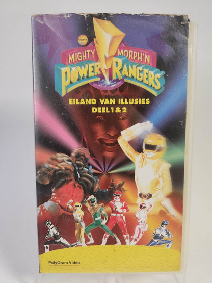 Power Rangers: Eiland van Illusies Deel 1 & 2 VHS Kids - Feniks Gameshop