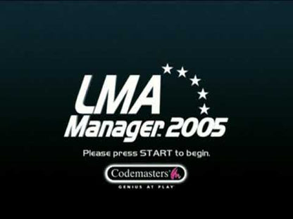 LMA Manager 2005 Xbox Original