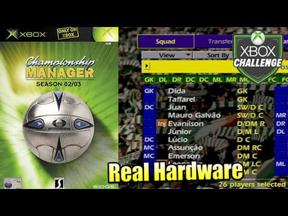 Championship Manager Saison 02/03 Xbox Original