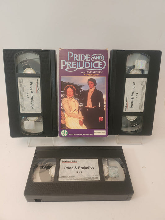 Pride & Prejudice 1 t/m 6 VHS - VHS Volwassenen