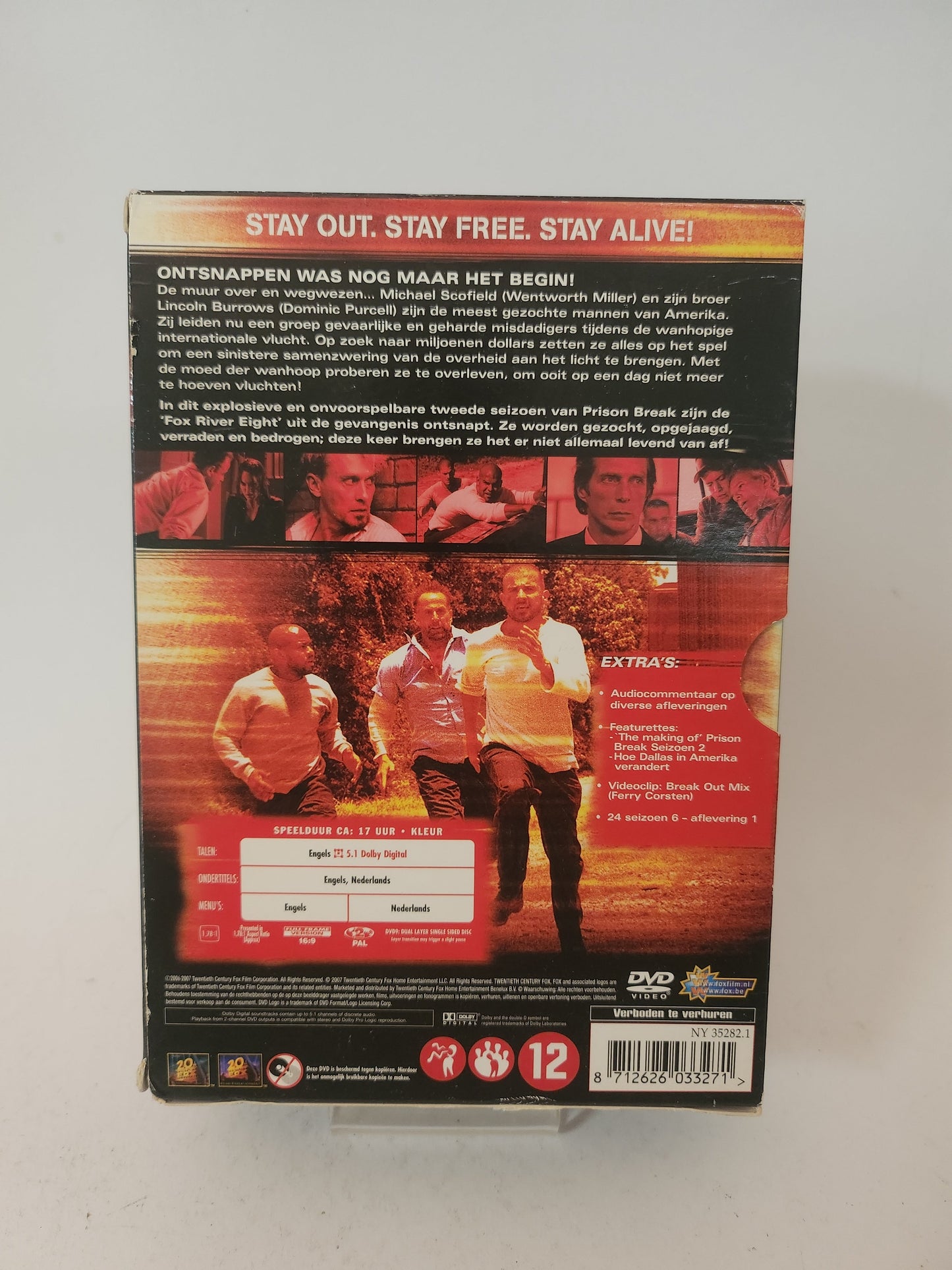 Prison Break het Complete Tweede Seizoen Dvd Box - Dvd Volwassenen