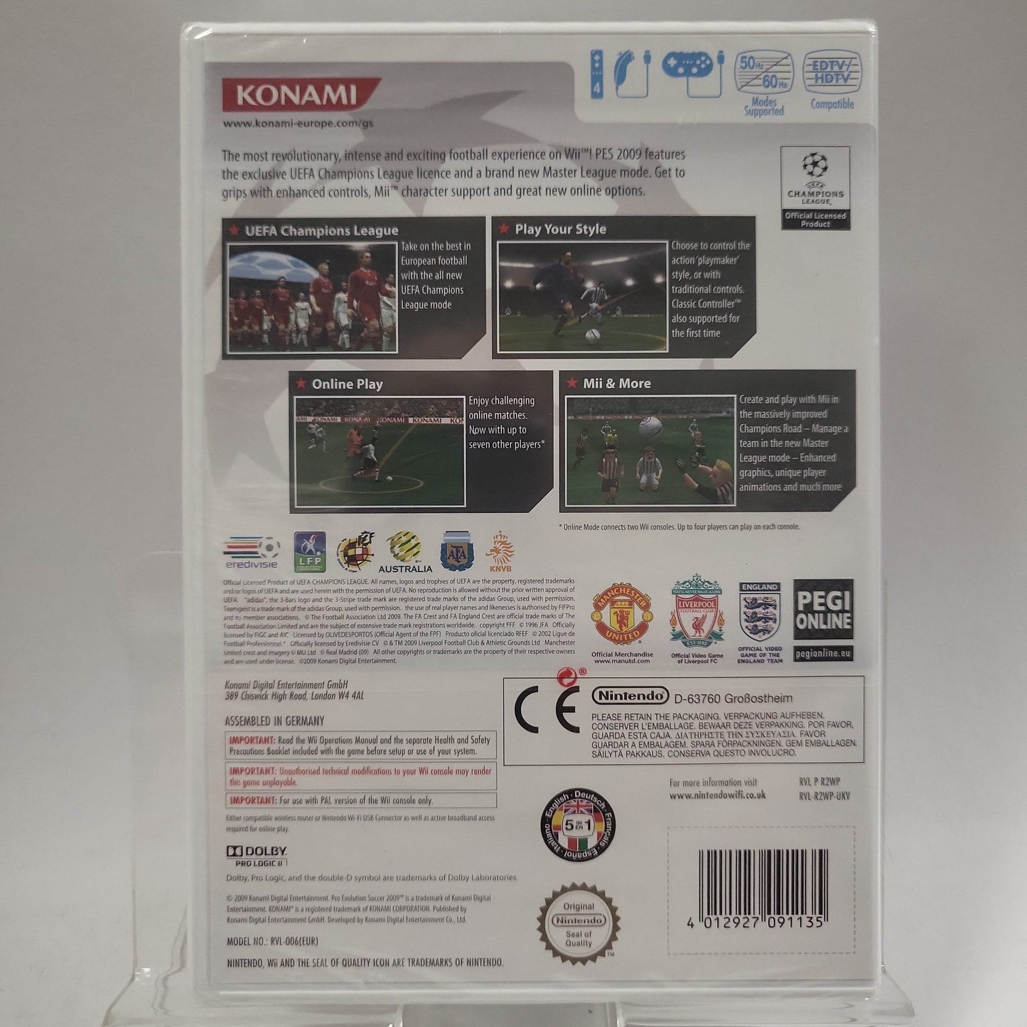 Pro Evolution Soccer 2009 Geseald Nintendo Wii - Feniks Gameshop