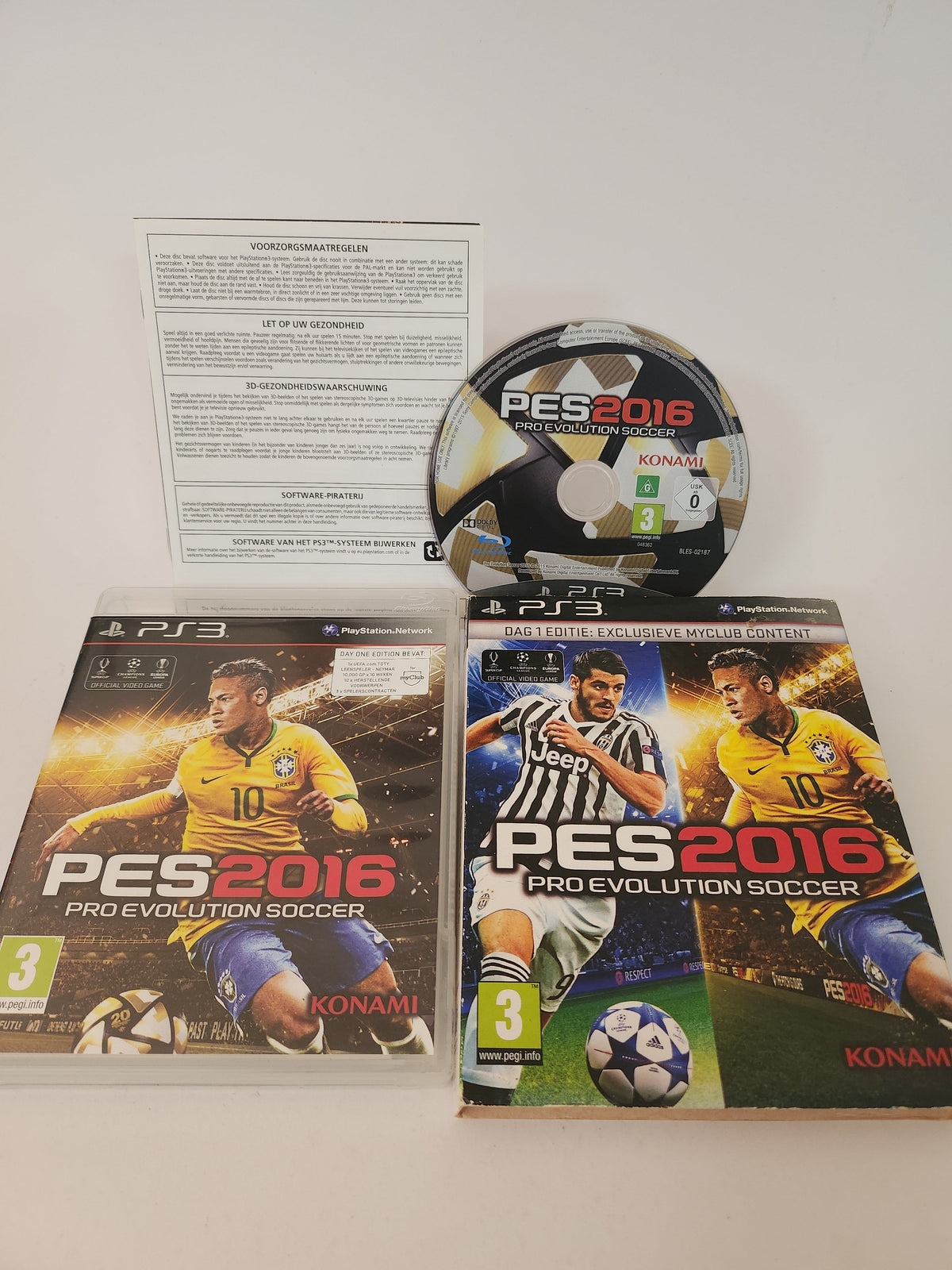 Pro Evolution Soccer 2016 (Dag 1 Editie) Playstation 3 - playstation 3 Games