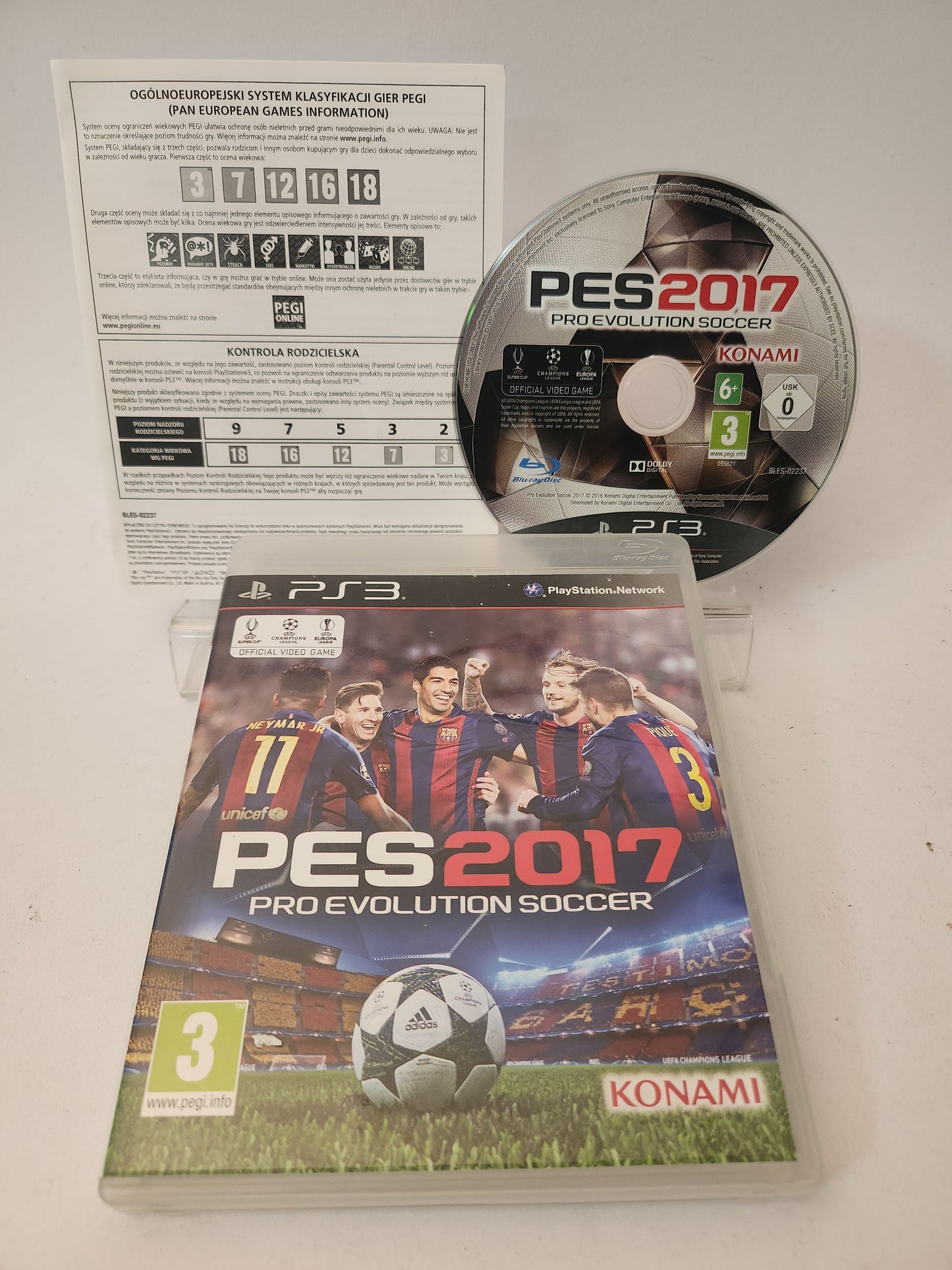 Pro Evolution Soccer 2017 Playstation 3 - playstation 3 Games