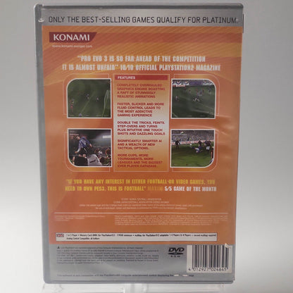 Pro Evolution Soccer 3 Platinum Edition Playstation 2 - Feniks Gameshop