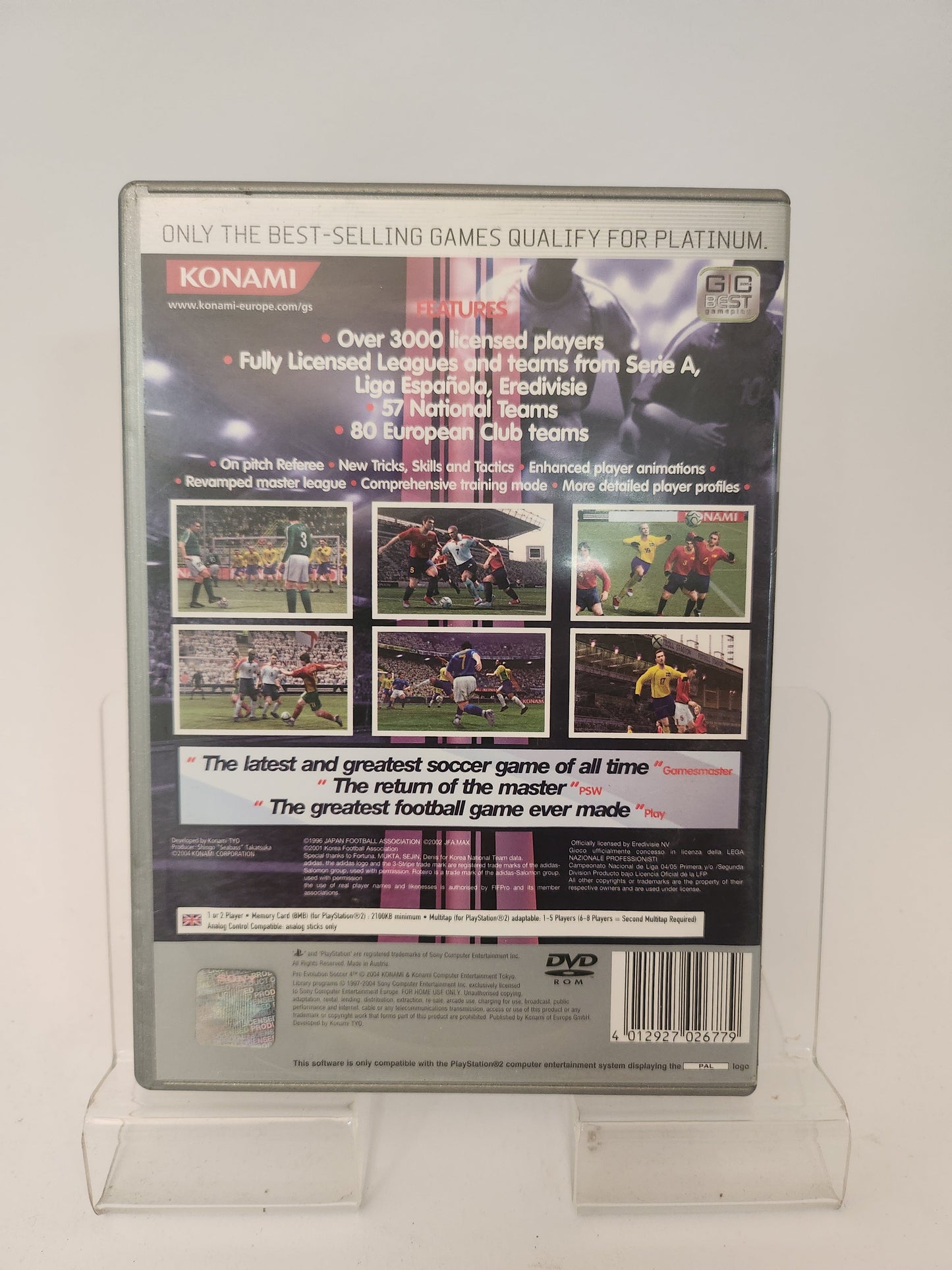 Pro Evolution Soccer 4 Platinum Playstation 2 - Playstation 2 Games