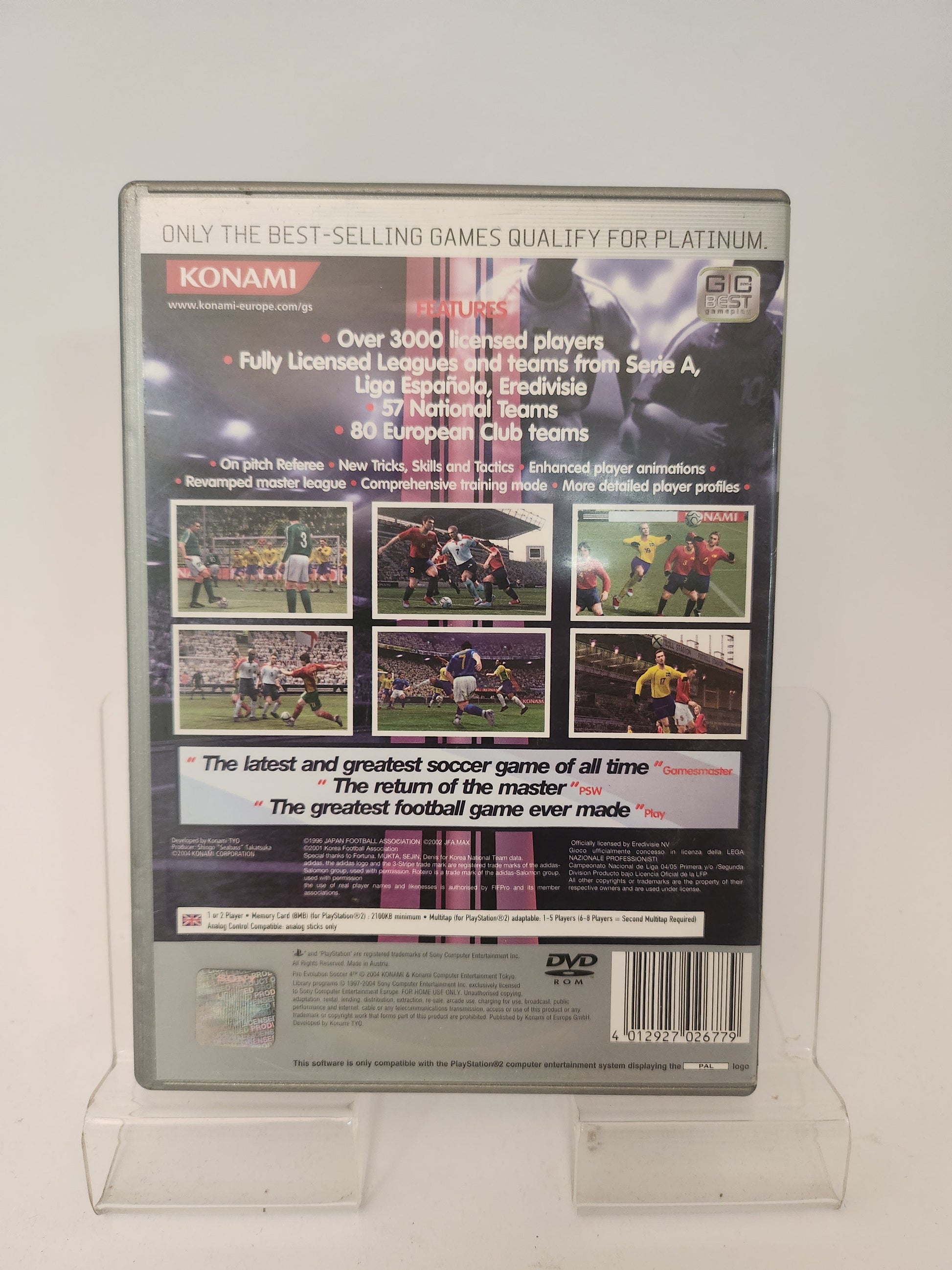 Pro Evolution Soccer 4 Platinum Playstation 2 - Playstation 2 Games