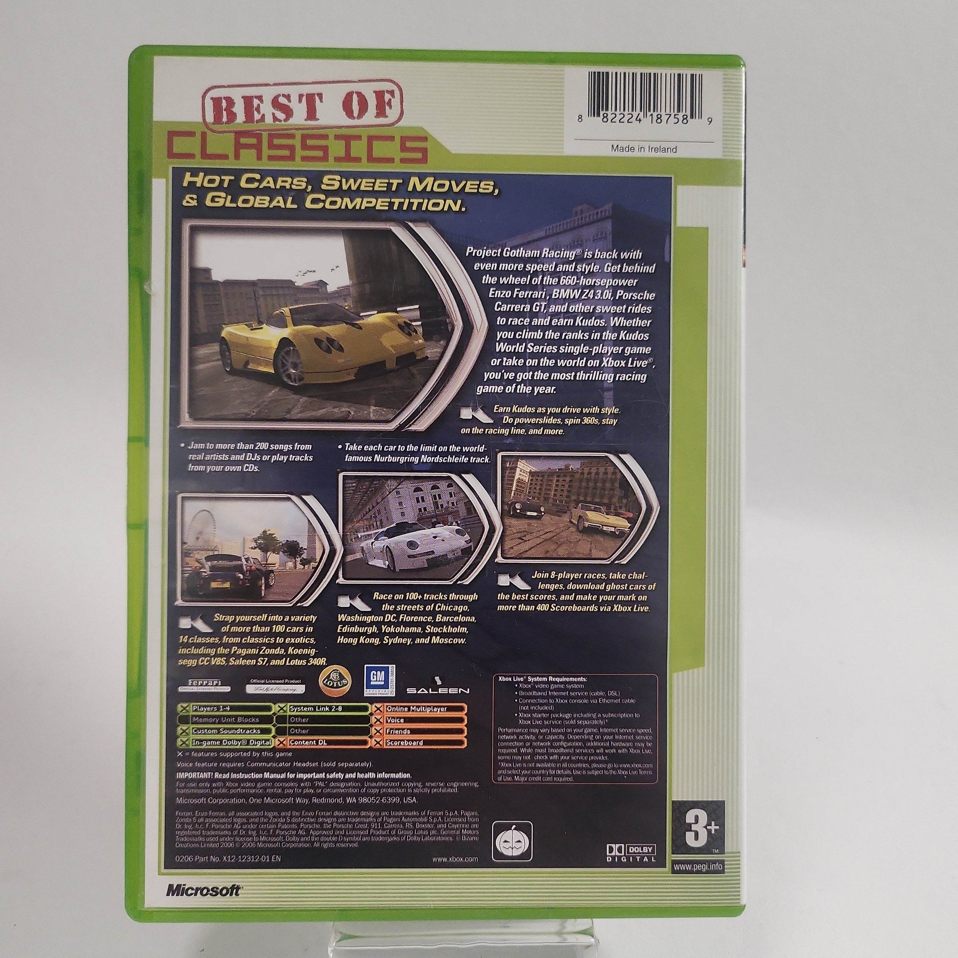 Project Gotham Racing 2 Best of Classics Xbox Original - Feniks Gameshop