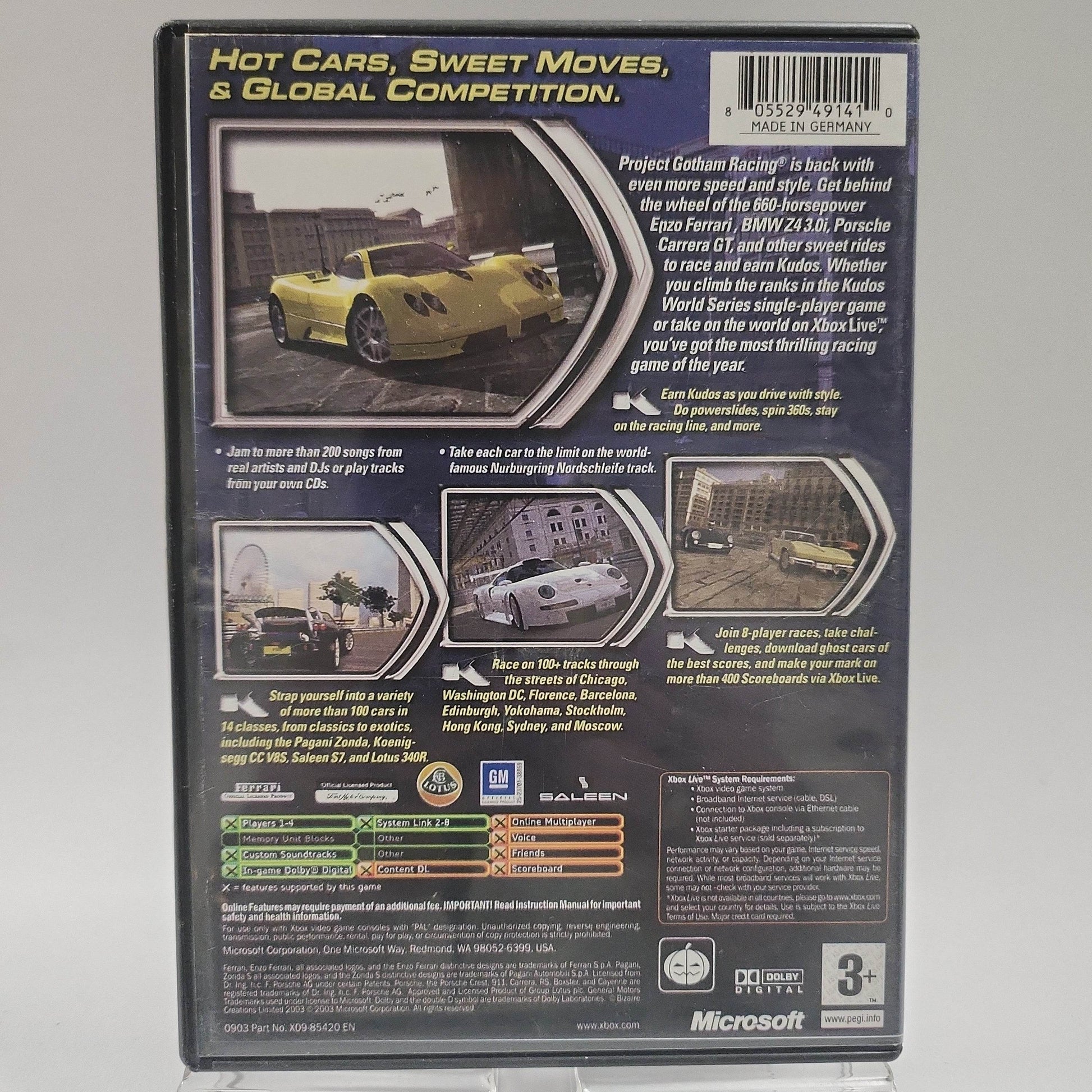 Project Gotham Racing 2 Xbox Original - Feniks Gameshop