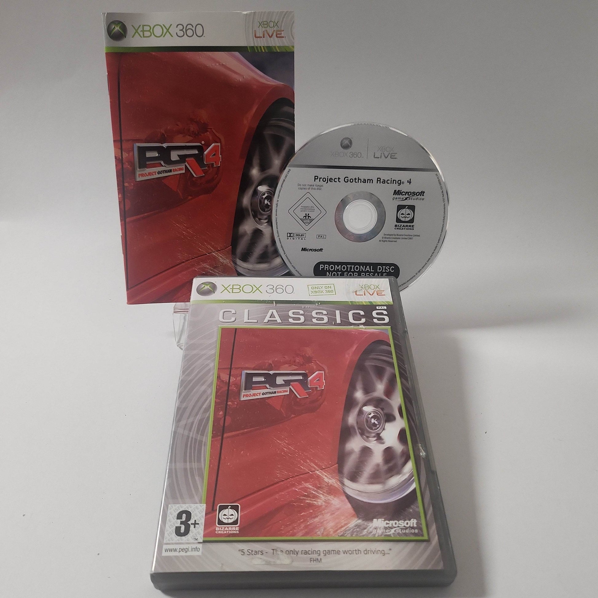 Project Gothem Racing Promo Disc Xbox 360 Classics - Feniks Gameshop