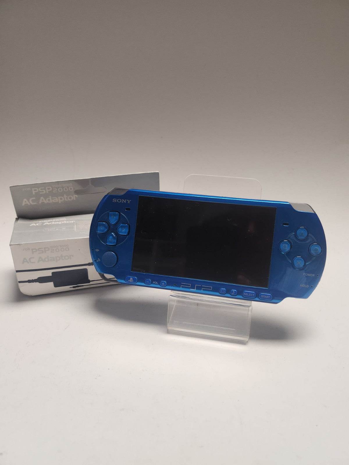 Blue PSP 3004 + Adapter Playstation Portable - Feniks Gameshop