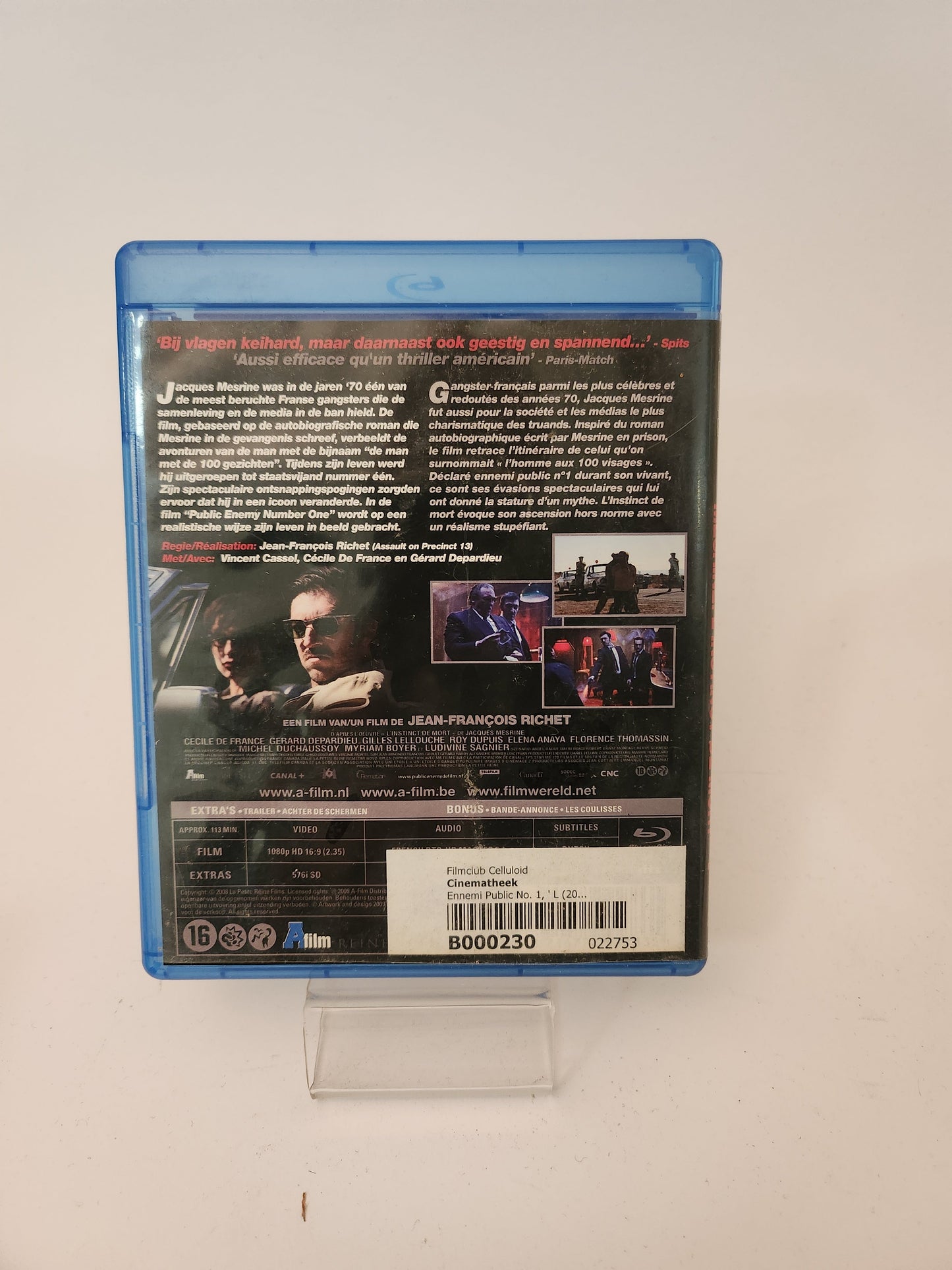 Public Enemy Number One Blu-Ray - Blu-Ray
