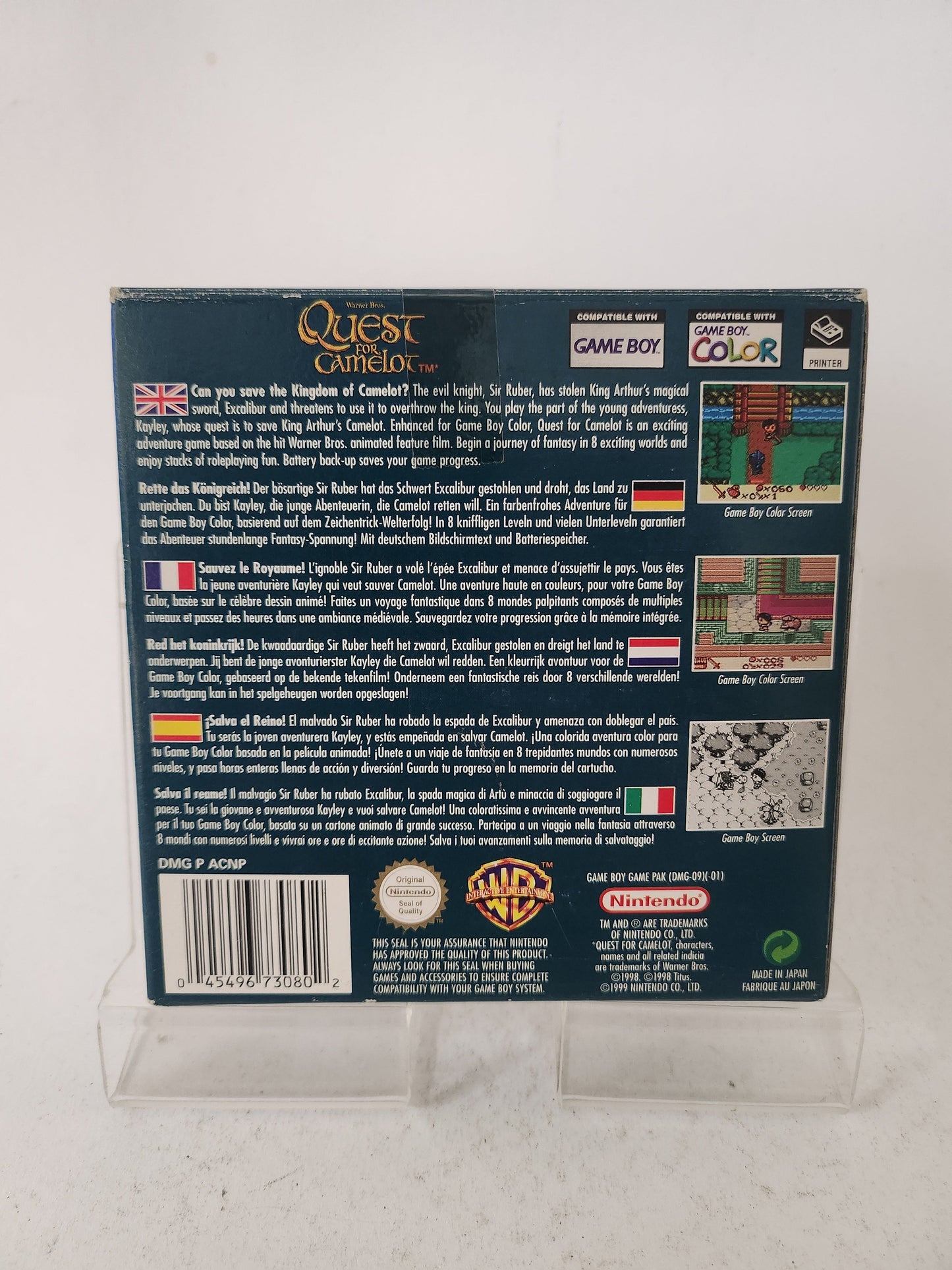 Quest for Camelot Boxed Game Boy Color - Game Boy Color Games