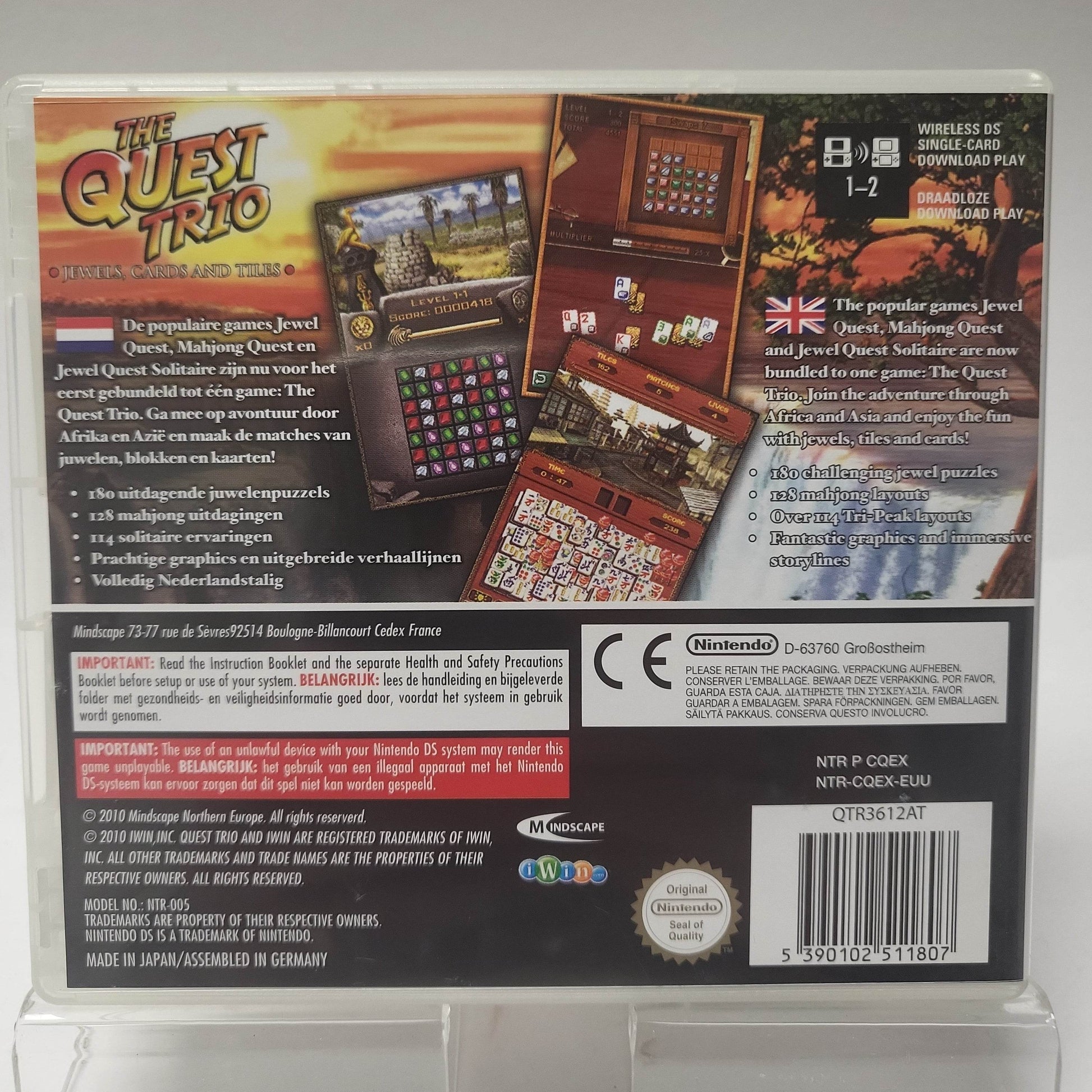 Quest Trio Jewels, Cards and Tiles Nintendo DS - Feniks Gameshop