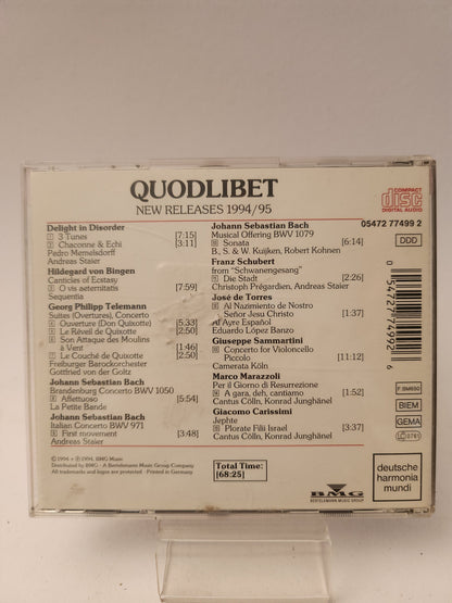 Quodlibet New Releases 1994/95 CD - Cd