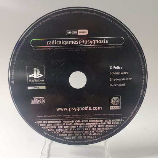 Radicalgames@psygnosis Demo Disc (Disc Only) Playstation 1 - Feniks Gameshop