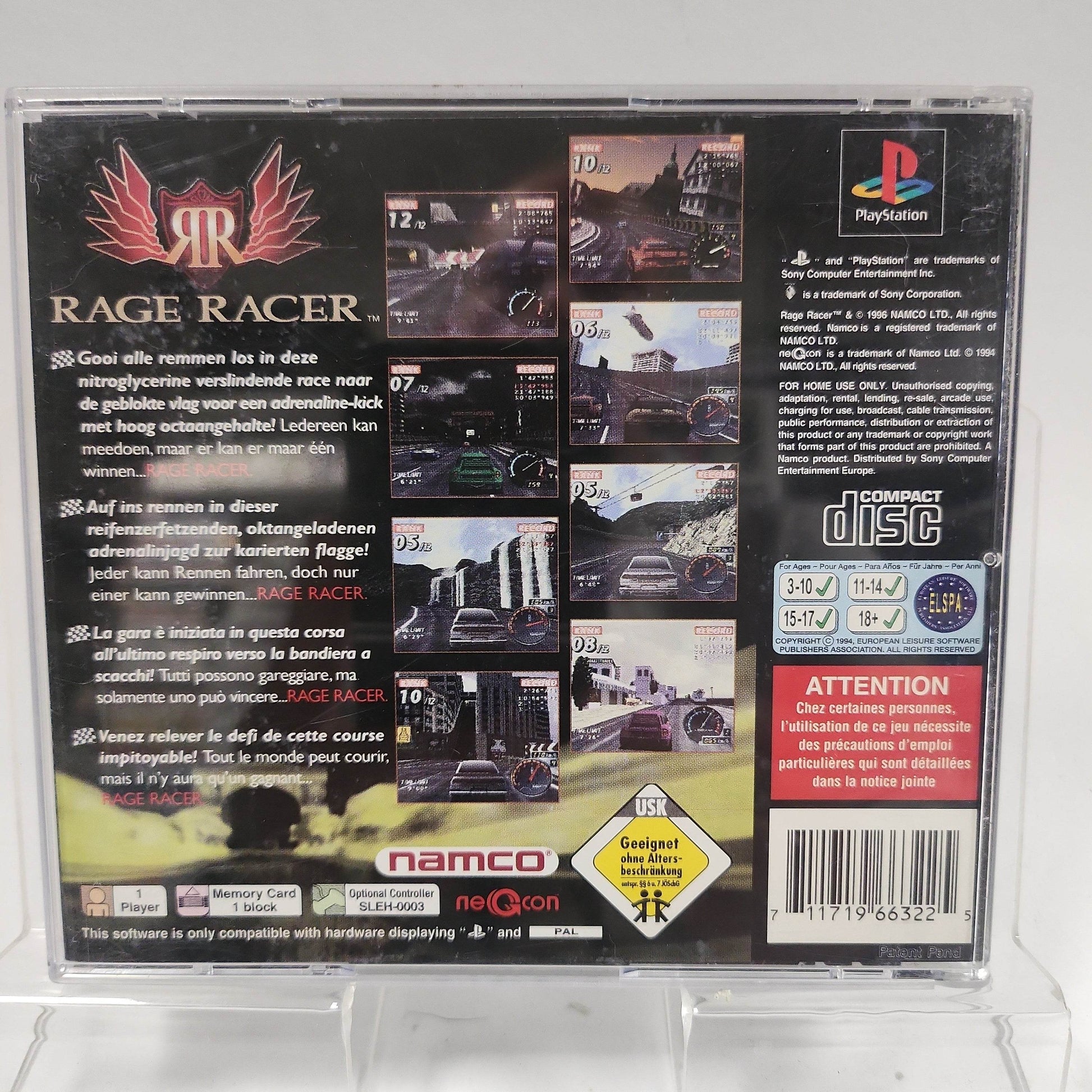 Rage Racer + Namco Demo Playstation 1 - Feniks Gameshop