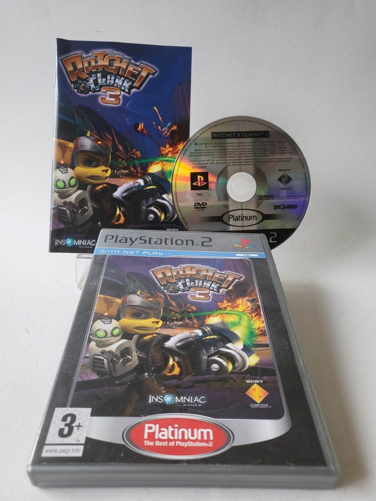 Ratchet & Clank 3 Up Your Arsenal Platinum Playstation 2 - Feniks Gameshop