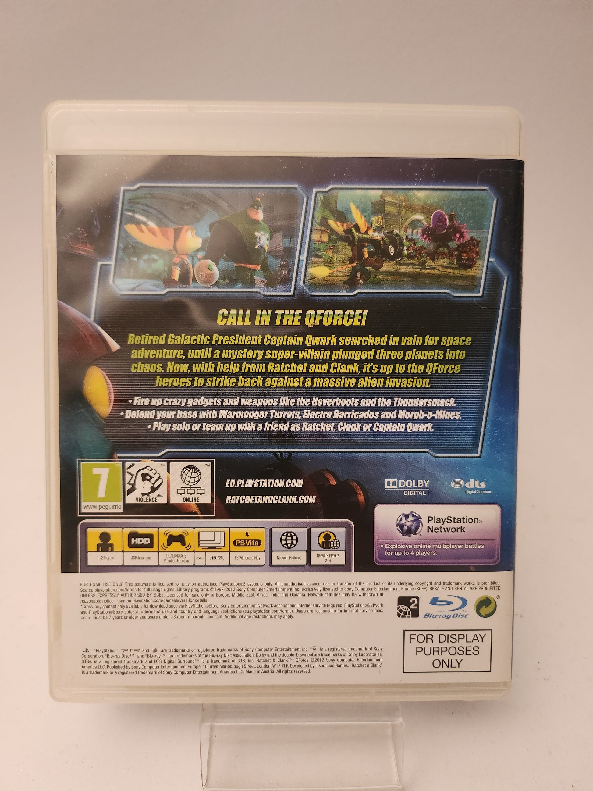Ratchet & Clank QForce Promo Disc Playstation 3 - playstation 3 Games