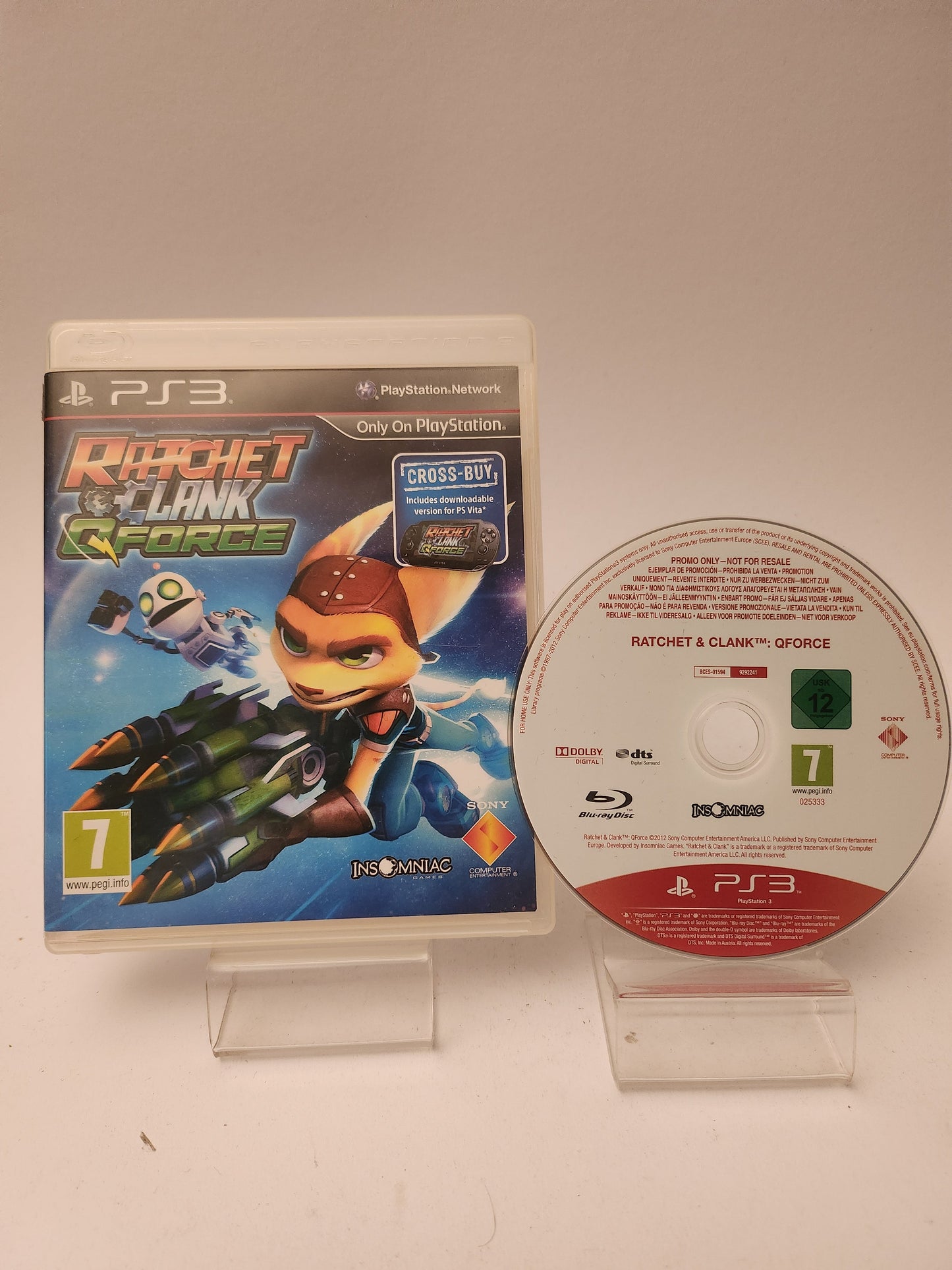 Ratchet & Clank QForce Promo Disc Playstation 3 - playstation 3 Games