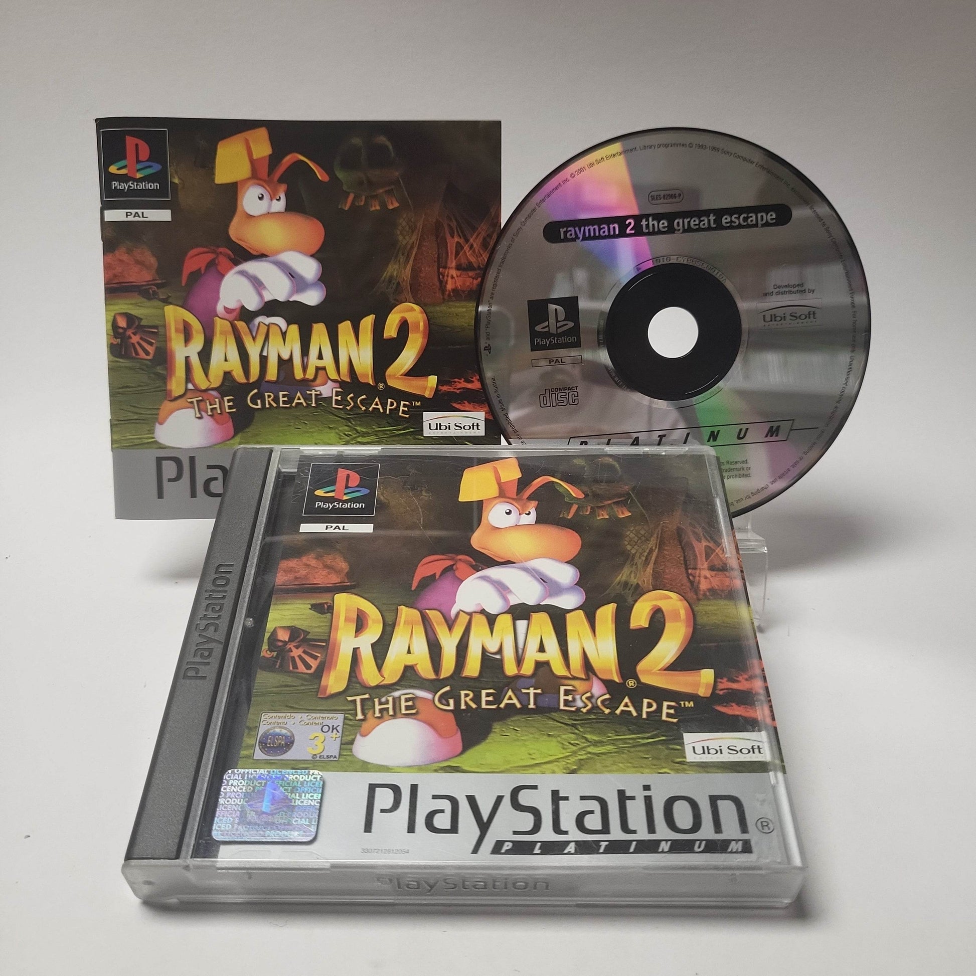 Rayman 2 the Great Escape Platinum Playstation 1 - Feniks Gameshop