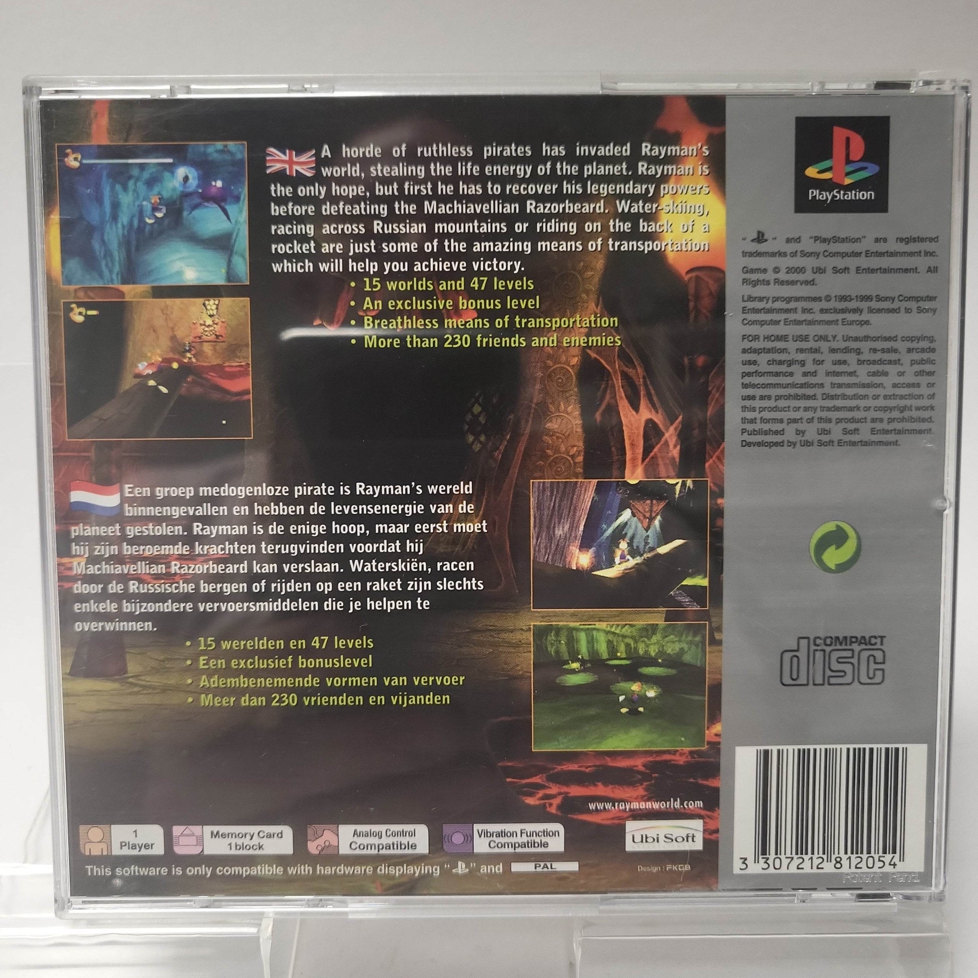 Rayman 2 the Great Escape Platinum Playstation 1 - Feniks Gameshop