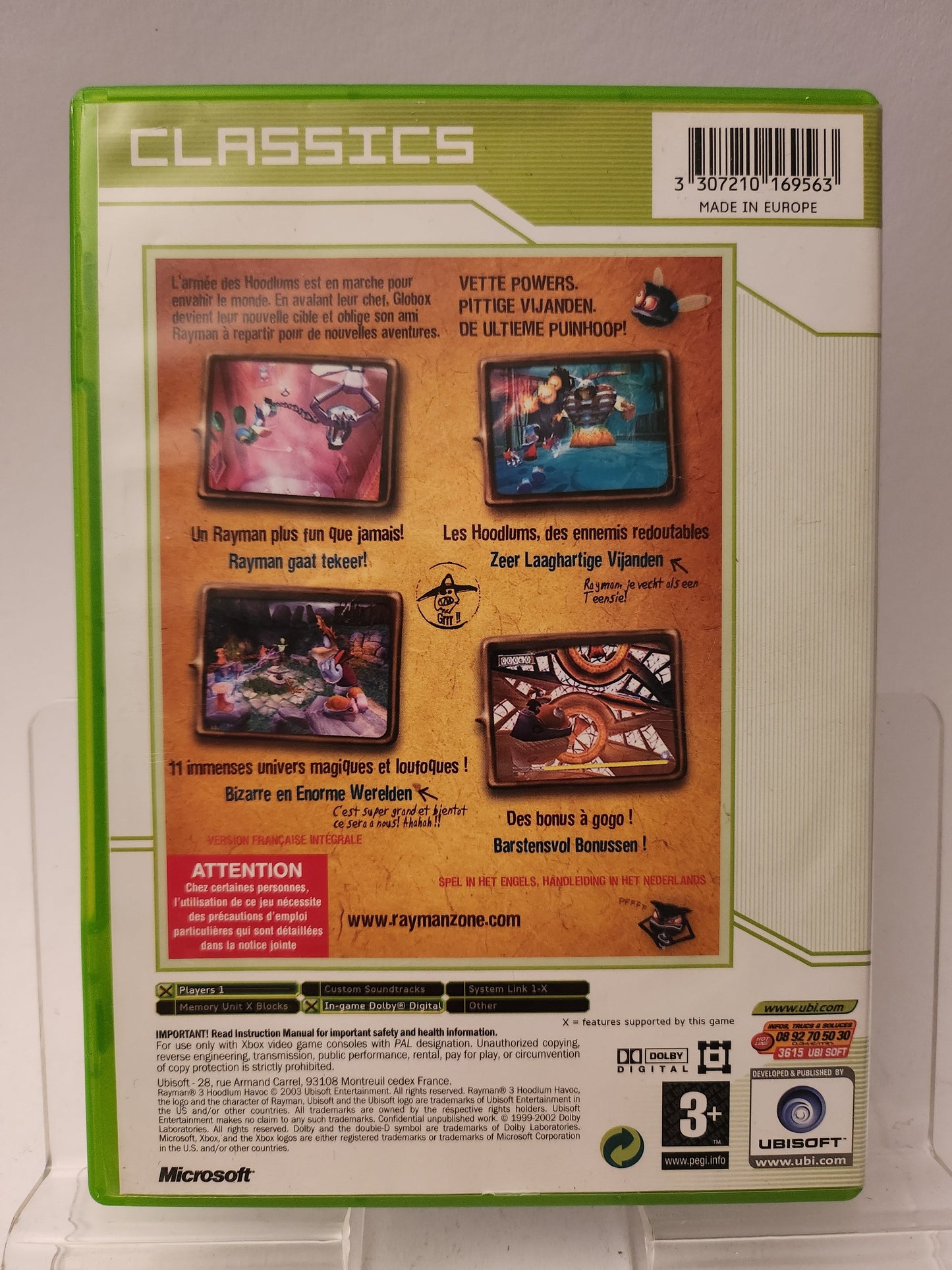 Rayman 3 Hoodlum Havoc Classics Xbox Original - Xbox original games