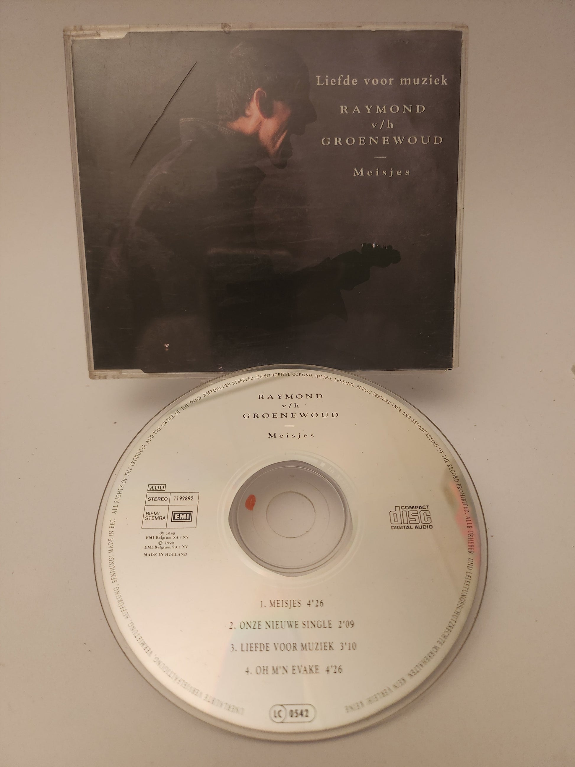 Raymond van het Groenewoud: Liefde voor Muziek CD Single - CD Single