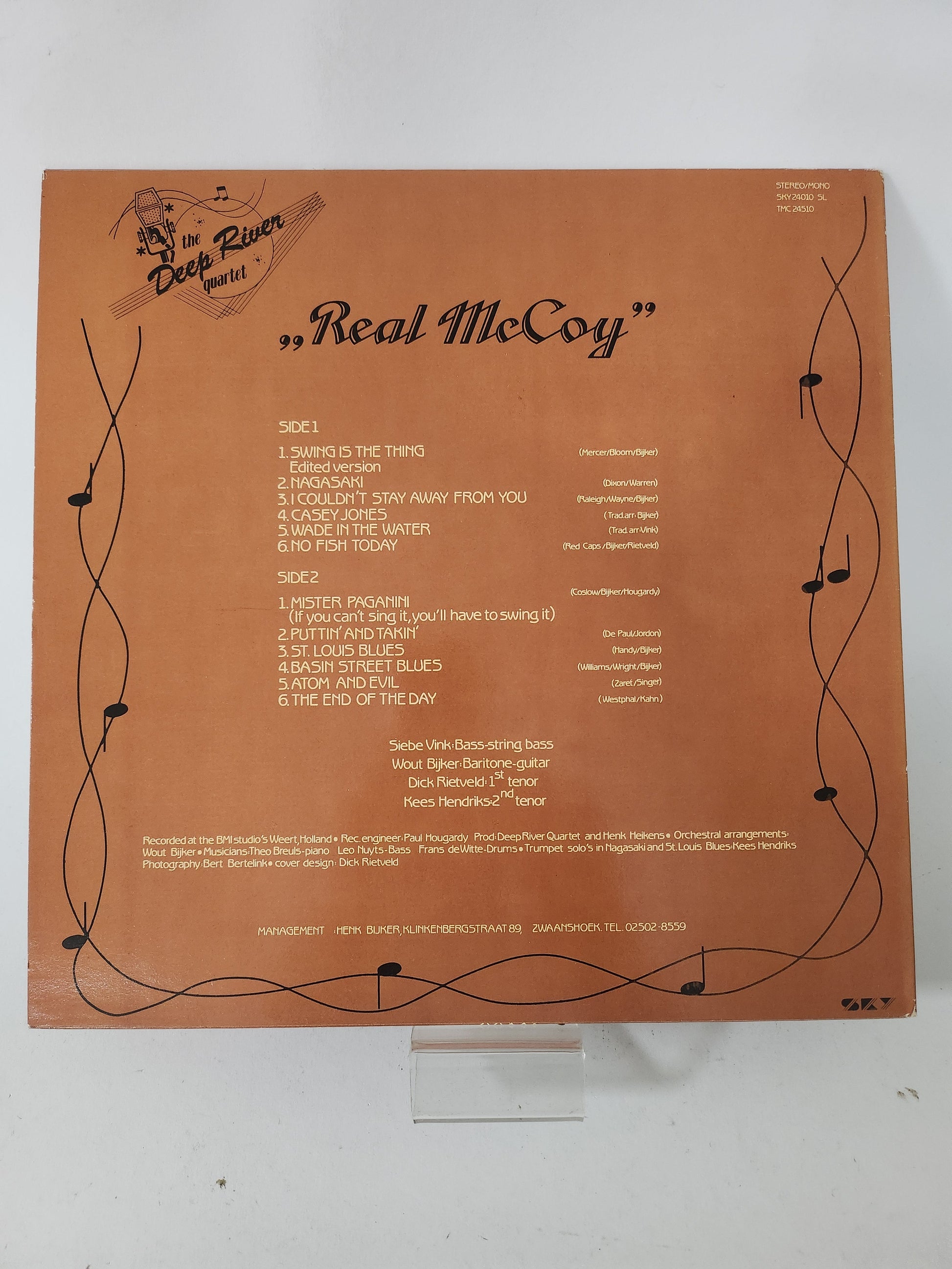 Real McCoy: The Deep River Quartet LP Vinyl - Lp Vinyl