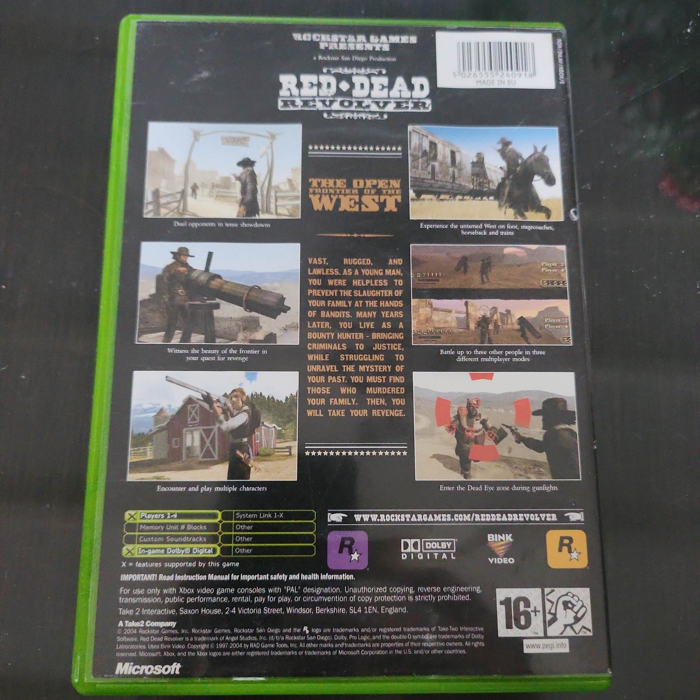 Red Dead Revolver Xbox Original - Feniks Gameshop