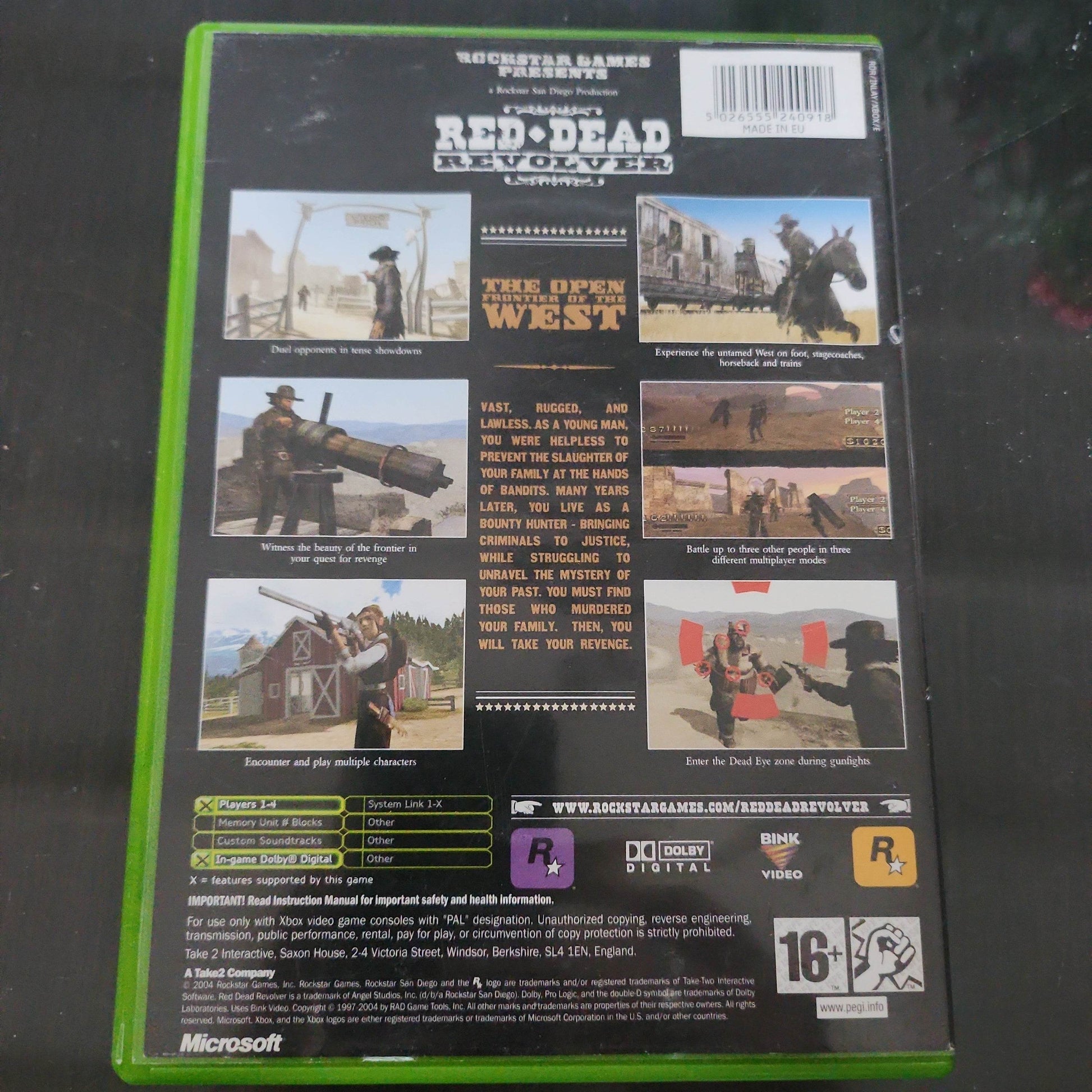 Red Dead Revolver Xbox Original - Feniks Gameshop