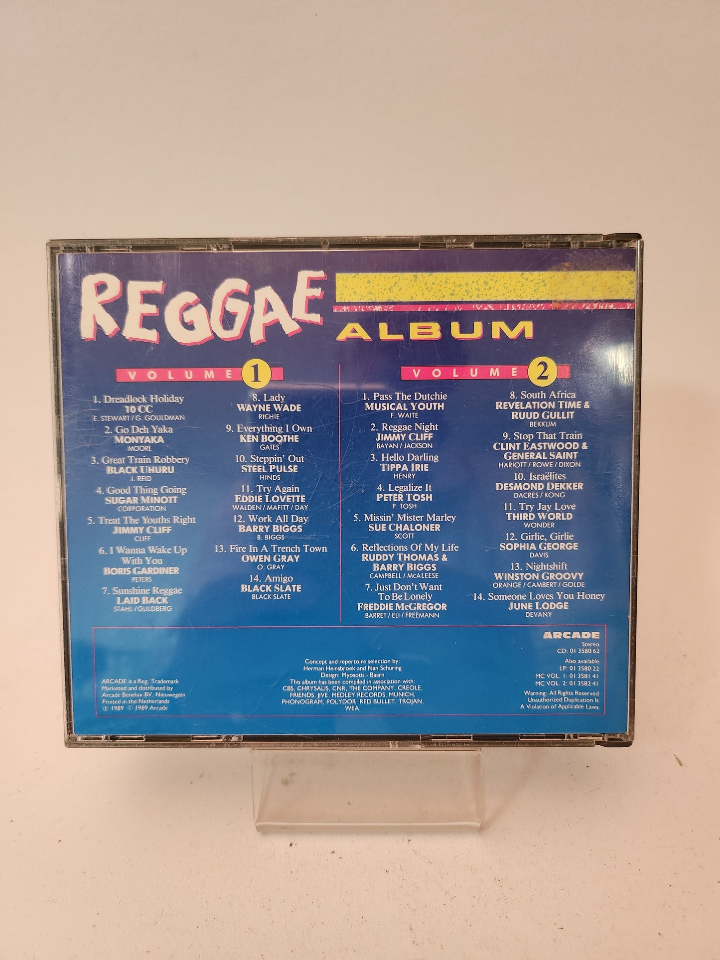 Reggae Album Volume 1 & 2 CD - Cd