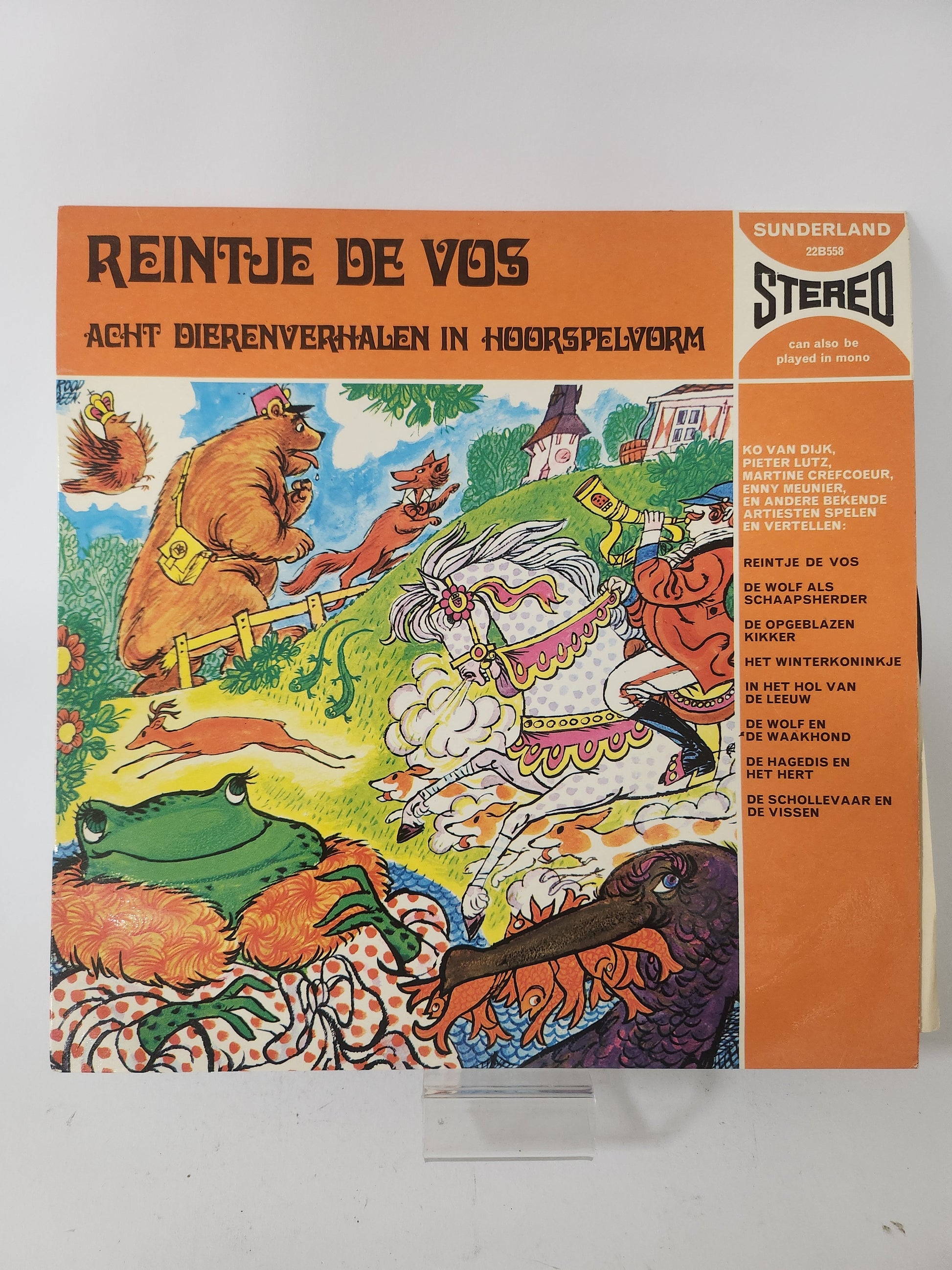 Reintje de Vos: Acht Dierenverhalen in Hoorspelvorm LP Vinyl - Lp Vinyl